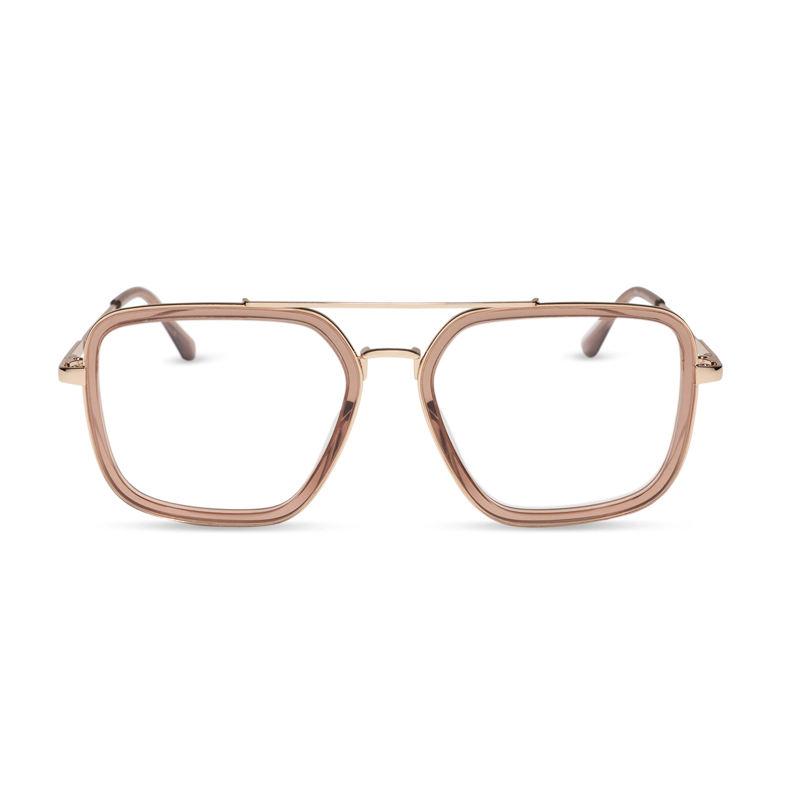 JORDAN - CAFÉ OLE + GOLD + GLASSES