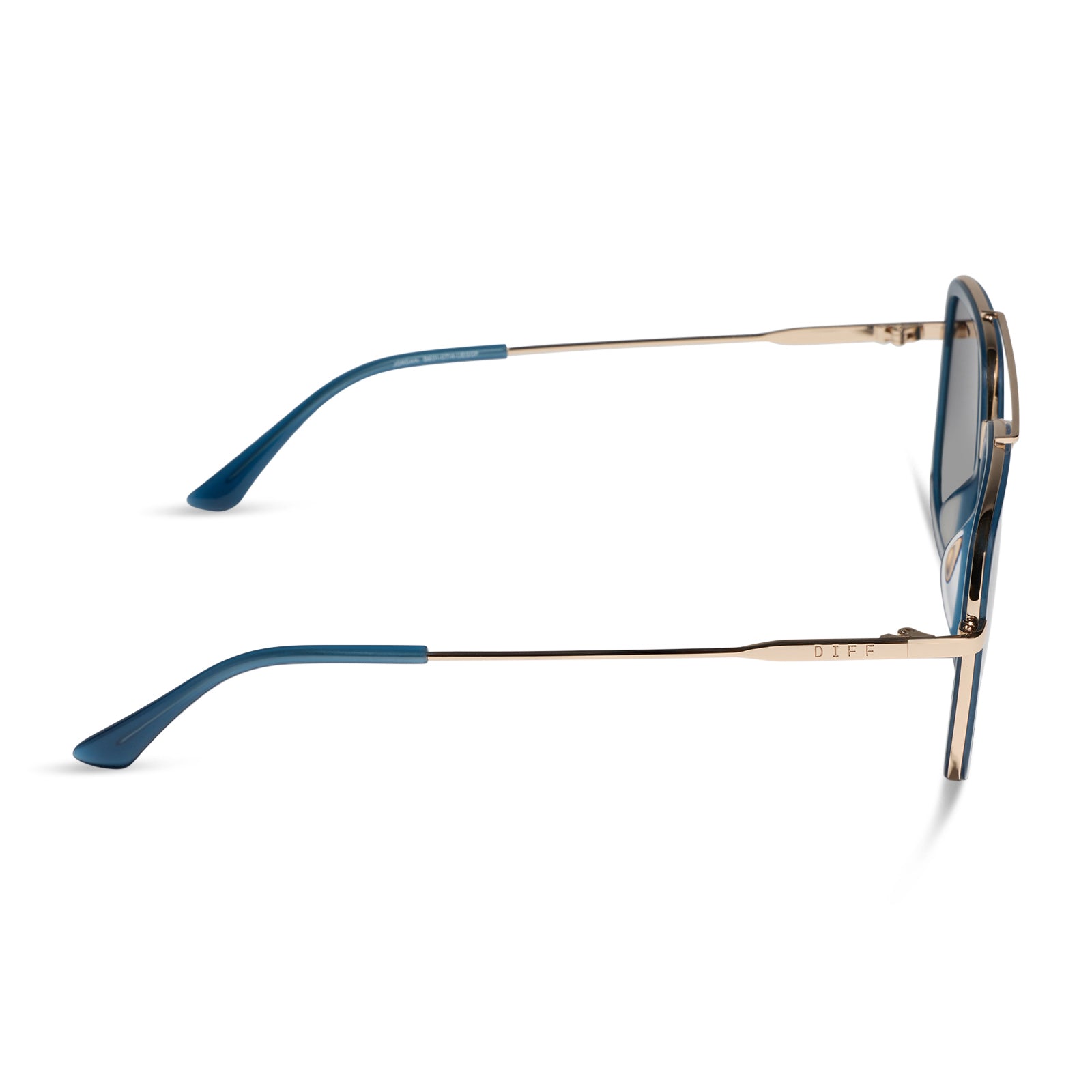 JORDAN - CLUBHOUSE BLUE + GOLD + GREY GRADIENT + POLARIZED SUNGLASSES - Image 6