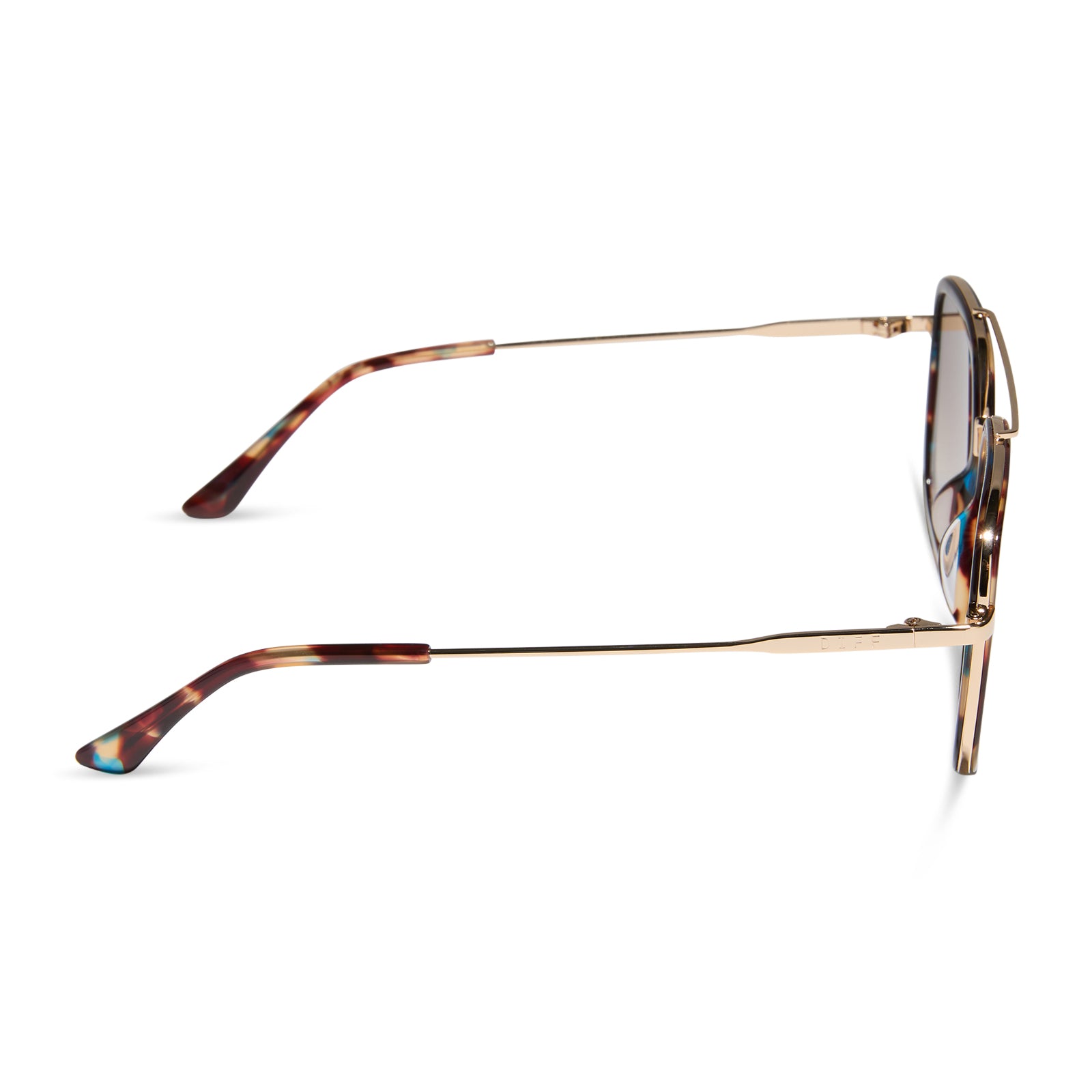JORDAN - CONFETTI TORTOISE + BROWN GRADIENT SUNGLASSES - Image 3