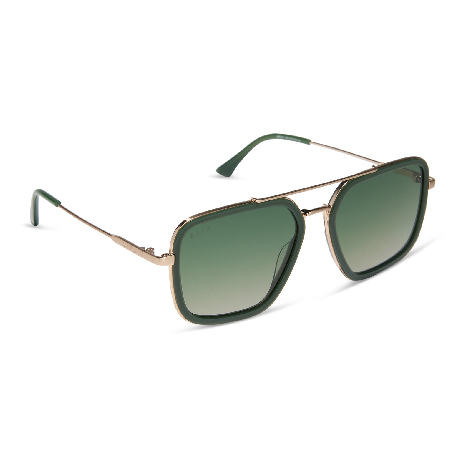 JORDAN - FAIRWAY GREEN + GOLD + ALOE GREEN GRADIENT + POLARIZED SUNGLASSES - Image 4