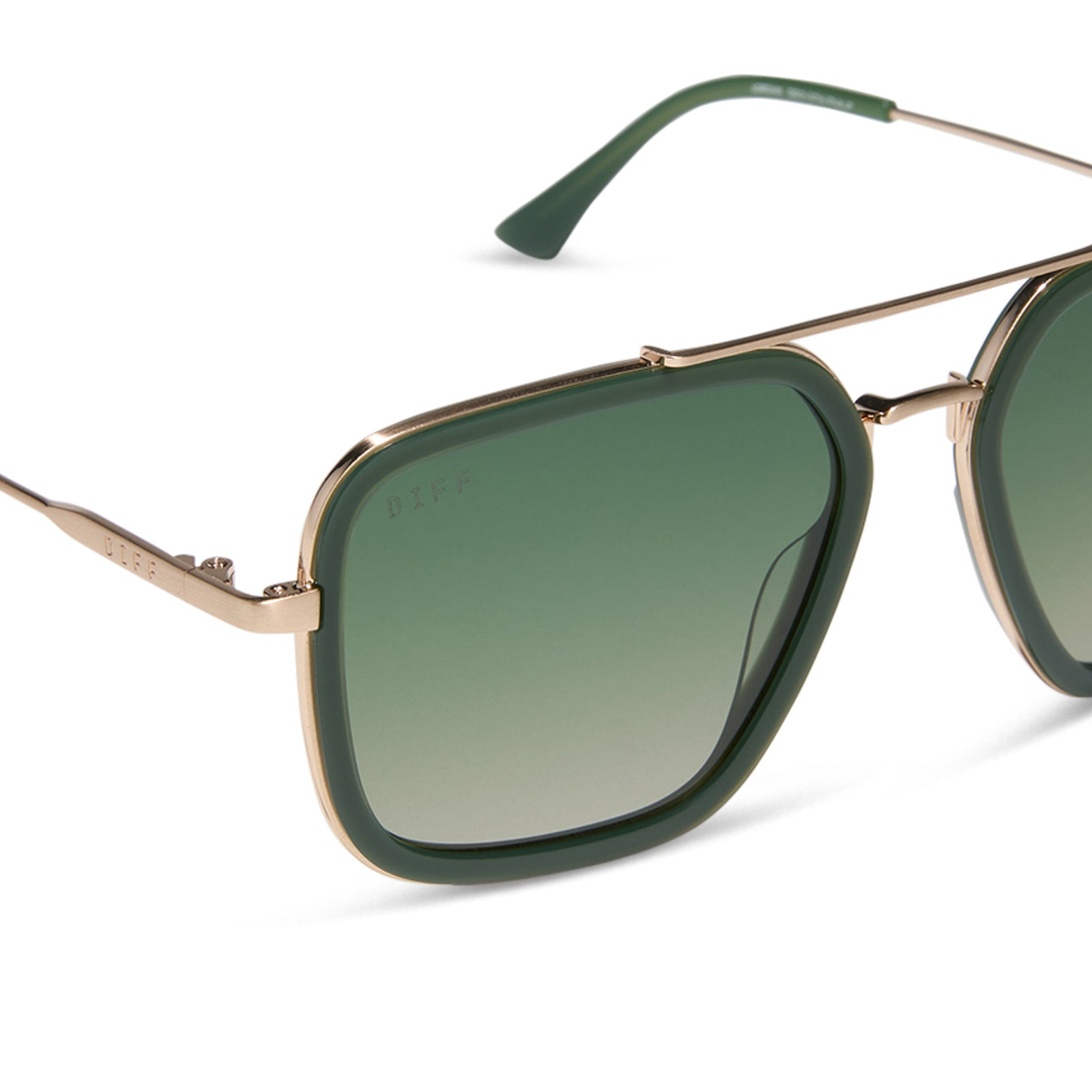 JORDAN - FAIRWAY GREEN + GOLD + ALOE GREEN GRADIENT + POLARIZED SUNGLASSES - Image 6