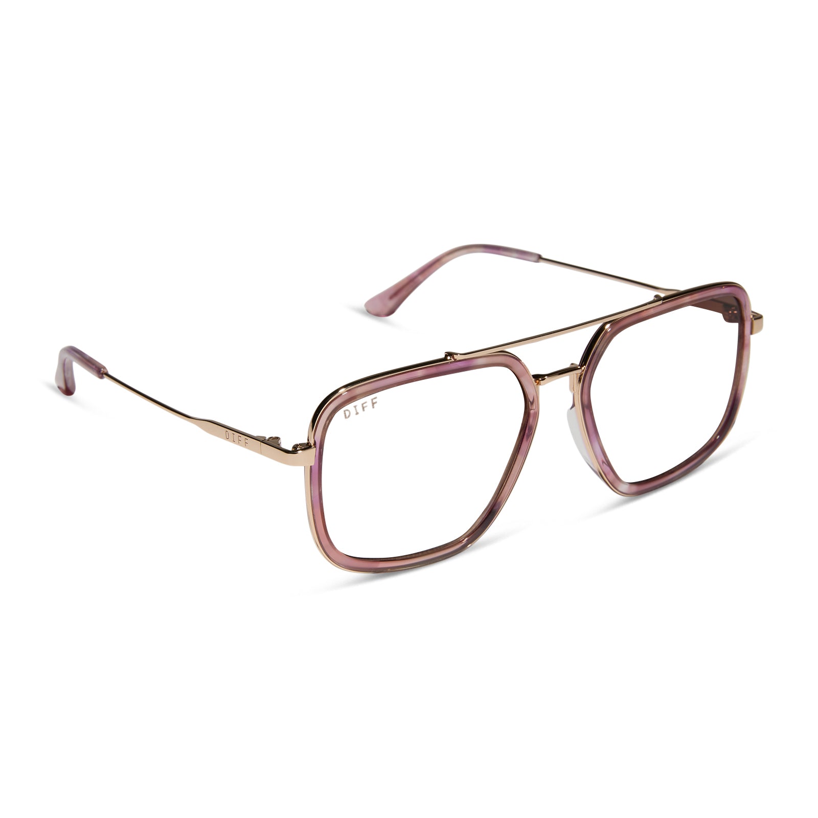 JORDAN - GOLD + FLEUR TORTOISE TEMPLE TIPS + GLASSES - Image 2