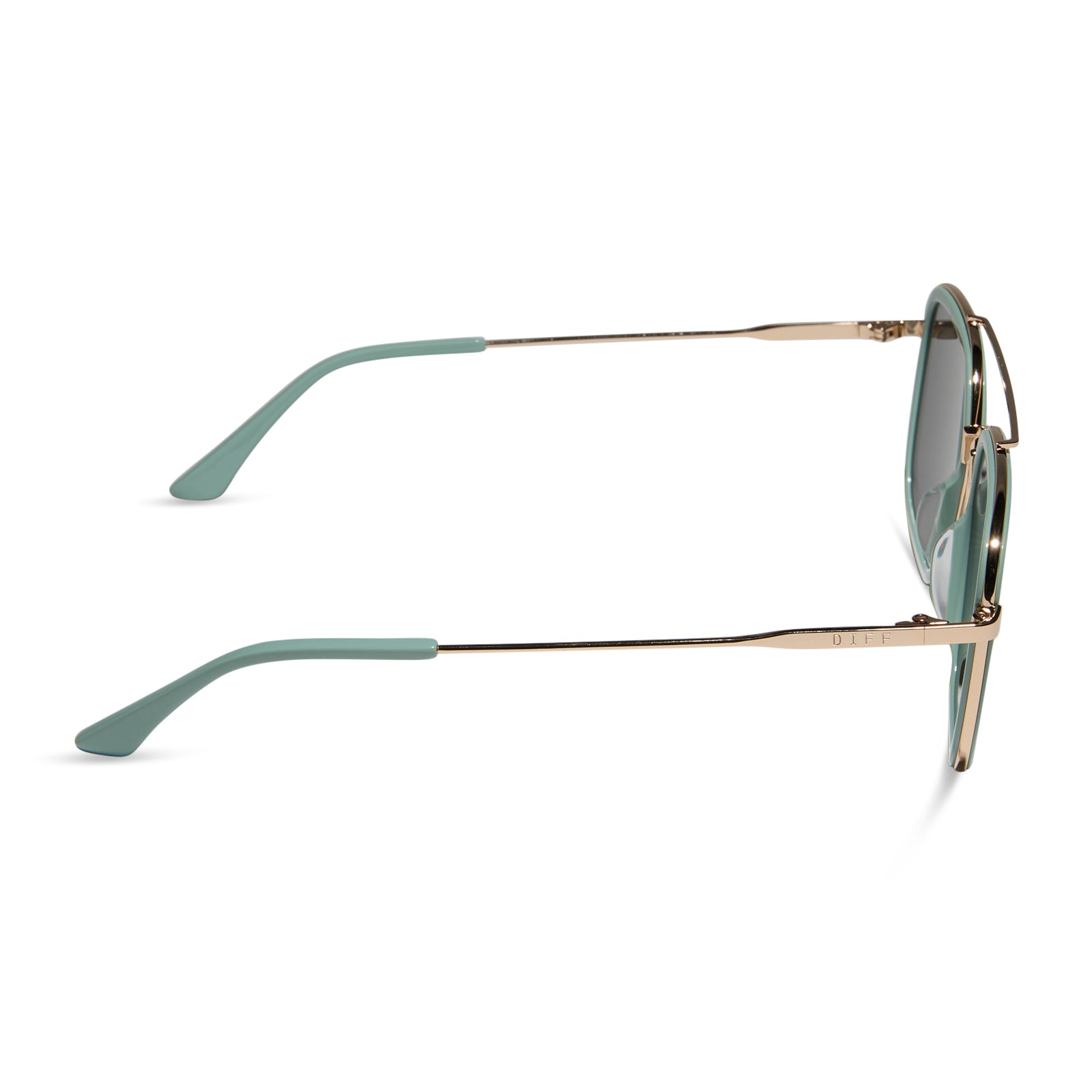 JORDAN - STEEL TEAL + GREY SUNGLASSES - Image 3