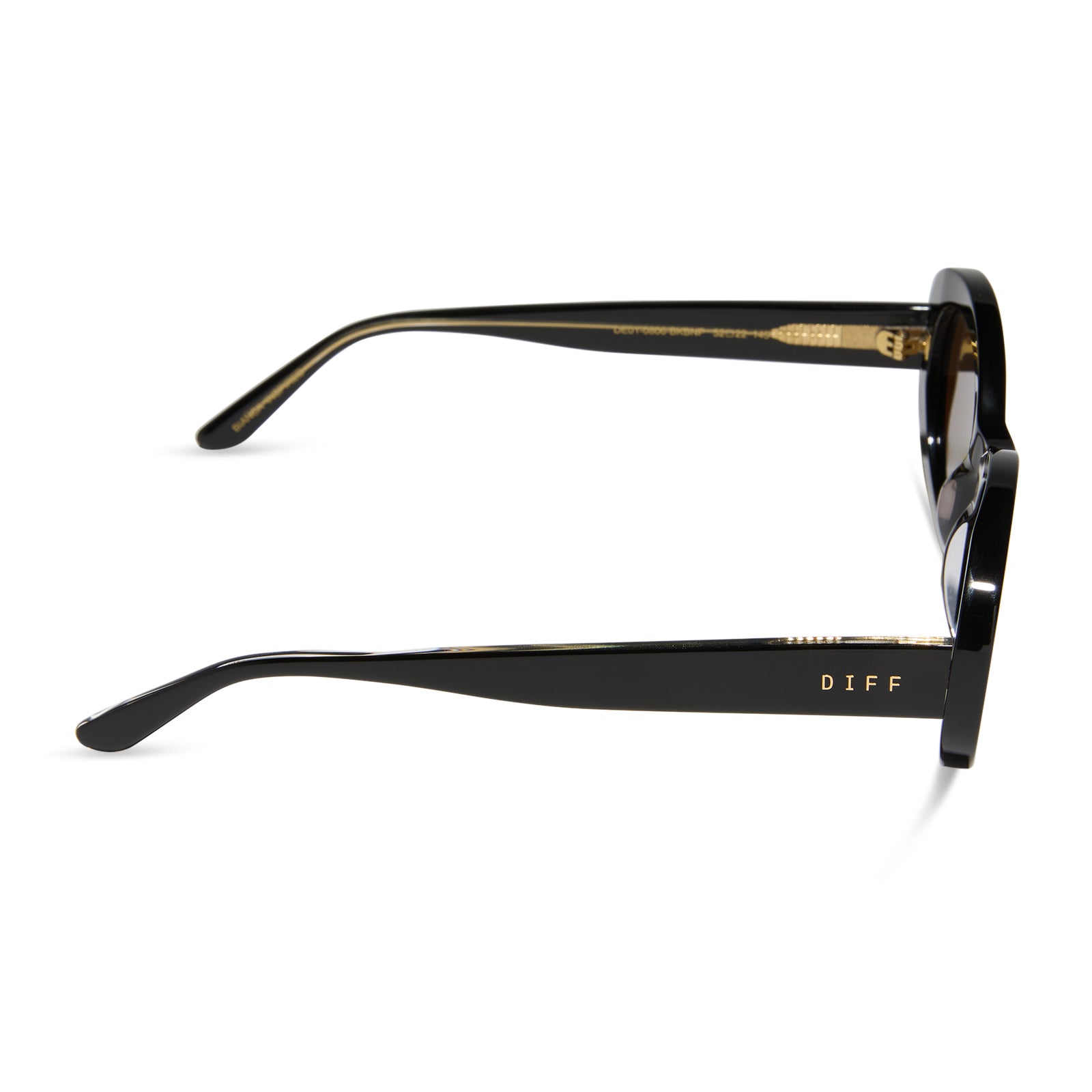 LAINEY - BLACK + BROWN + POLARIZED SUNGLASSES - Image 3