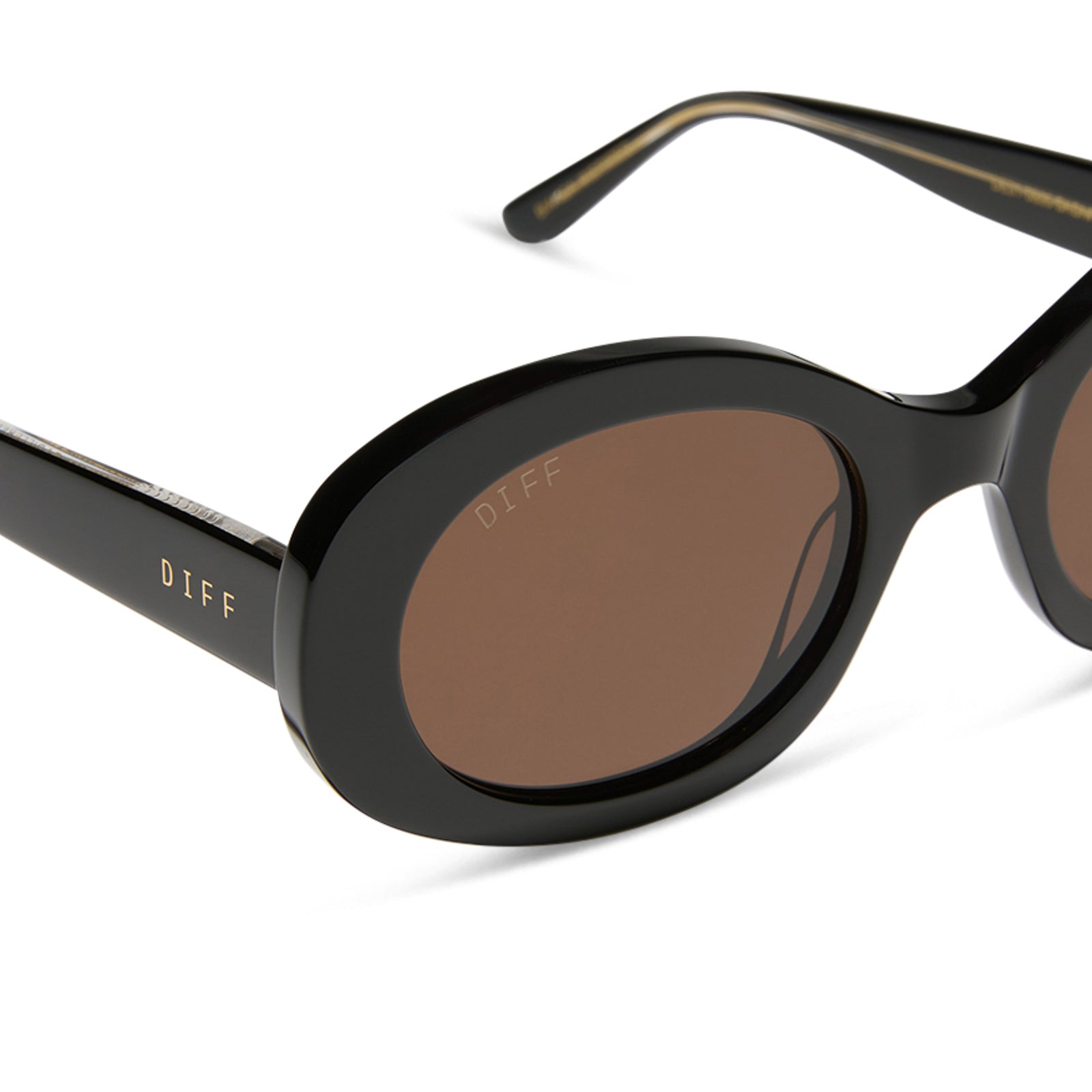 LAINEY - BLACK + BROWN + POLARIZED SUNGLASSES - Image 4