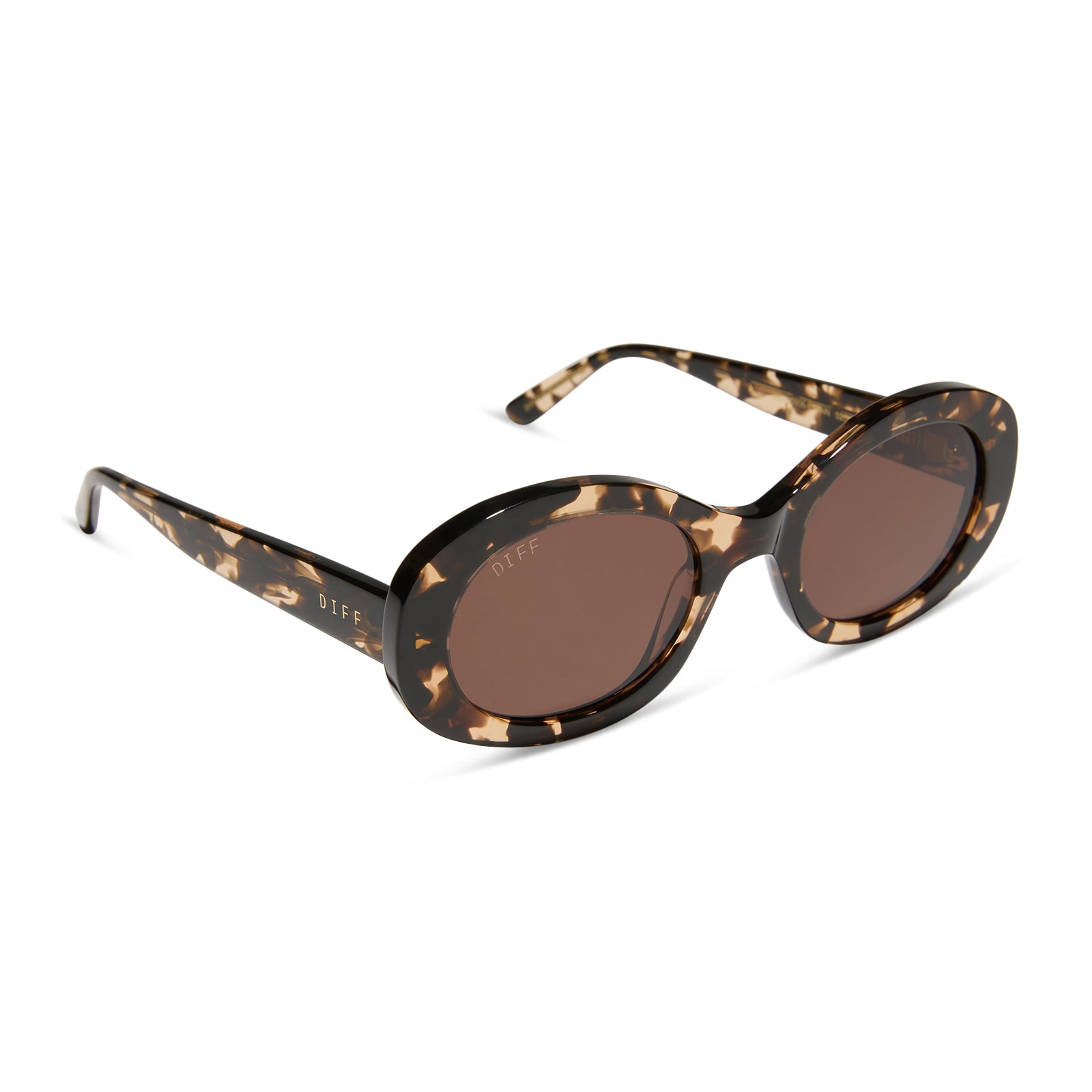 LAINEY - ESPRESSO TORTOISE + BROWN SUNGLASSES - Image 3