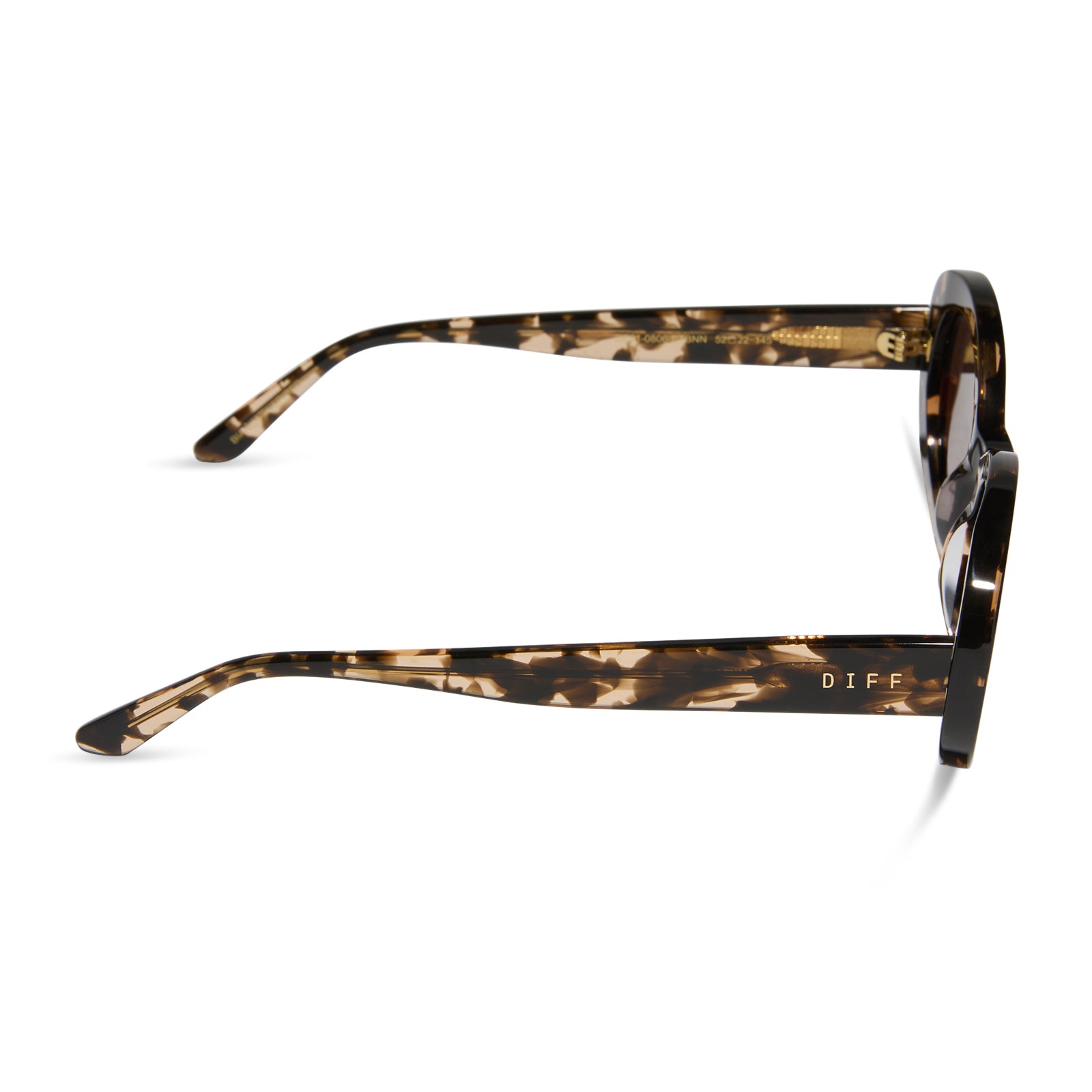 LAINEY - ESPRESSO TORTOISE + BROWN SUNGLASSES - Image 4