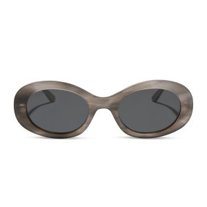 LAINEY - SMOKE MARBLE + GREY + POLARIZED SUNGLASSES