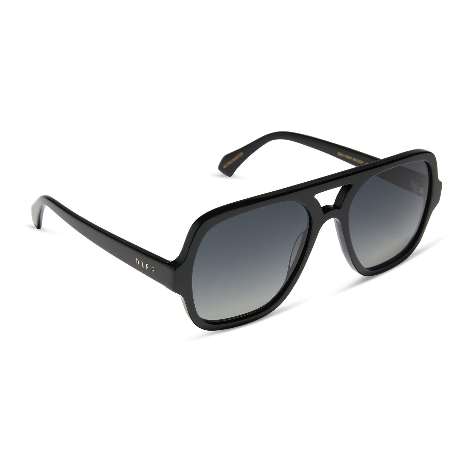 LAYTON - BLACK + GREY GRADIENT + POLARIZED SUNGLASSES - Image 2