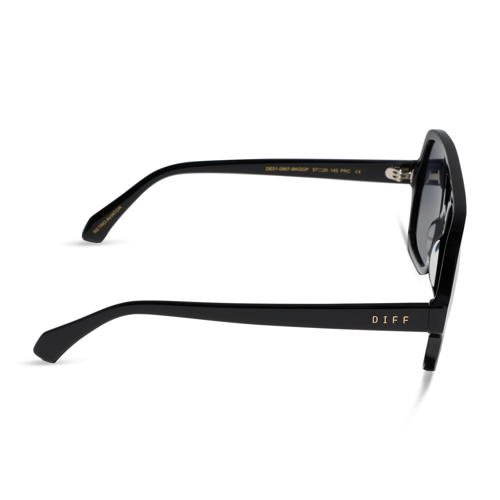 LAYTON - BLACK + GREY GRADIENT + POLARIZED SUNGLASSES - Image 3