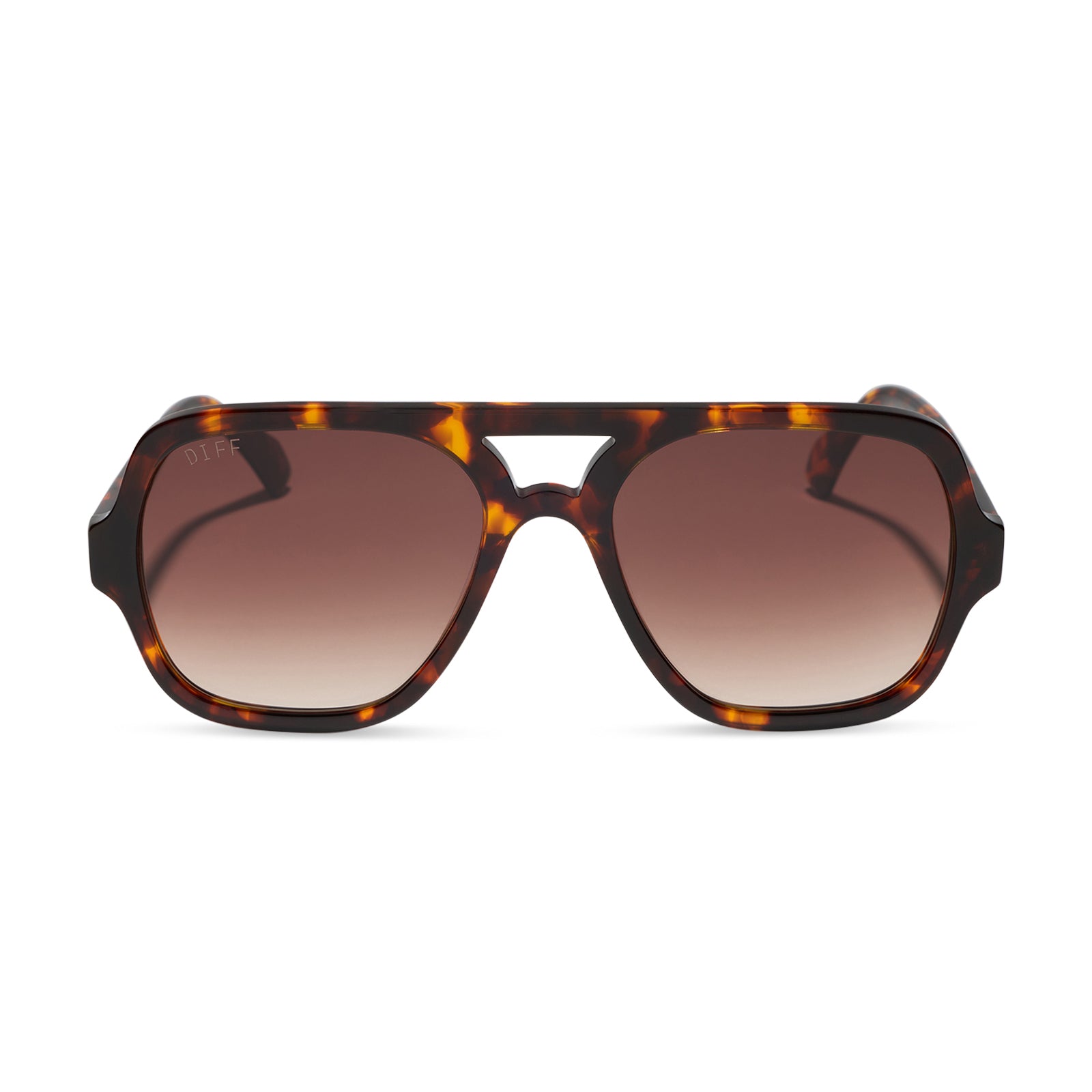 LAYTON - RICH TORTOISE + BROWN GRADIENT SUNGLASSES