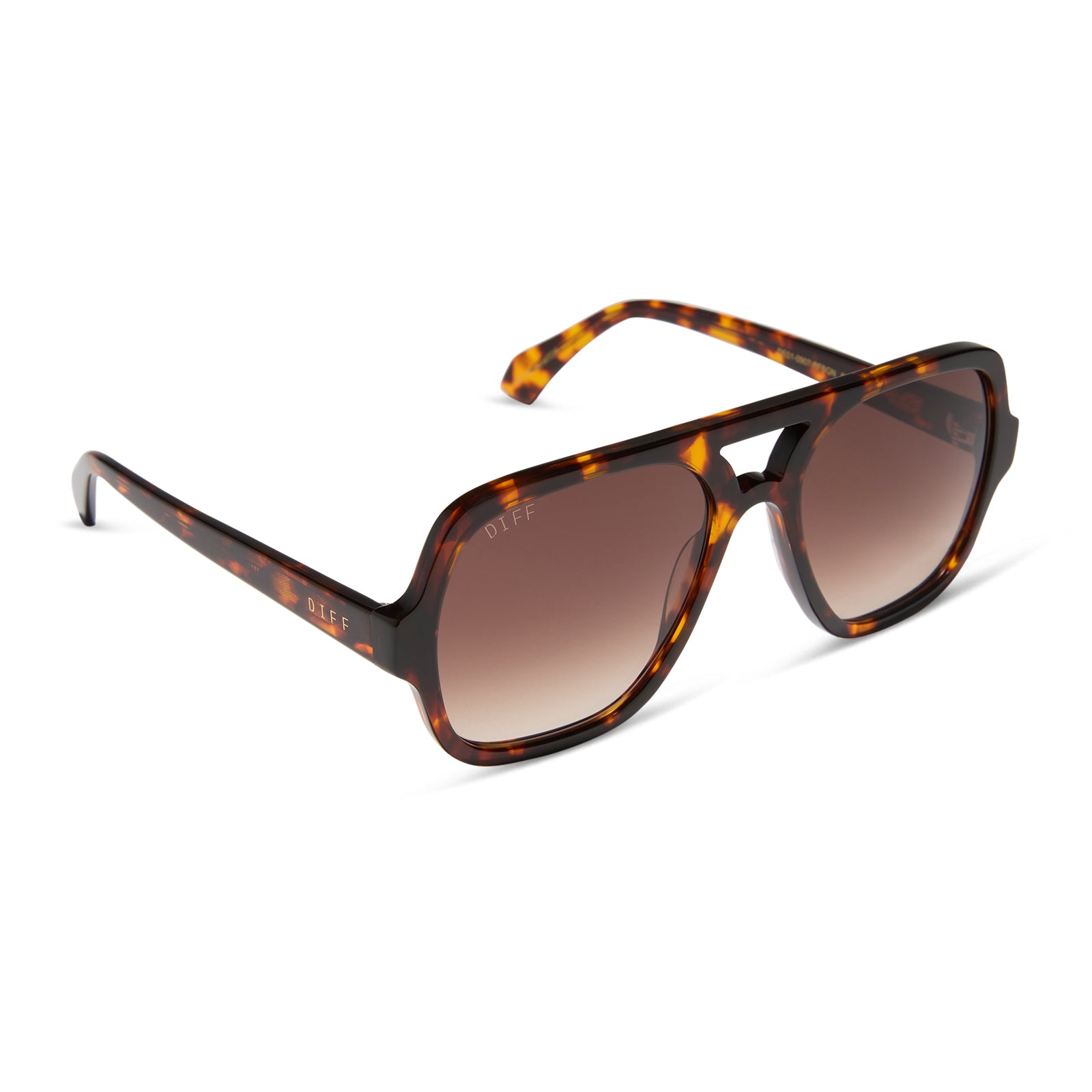 LAYTON - RICH TORTOISE + BROWN GRADIENT SUNGLASSES - Image 2