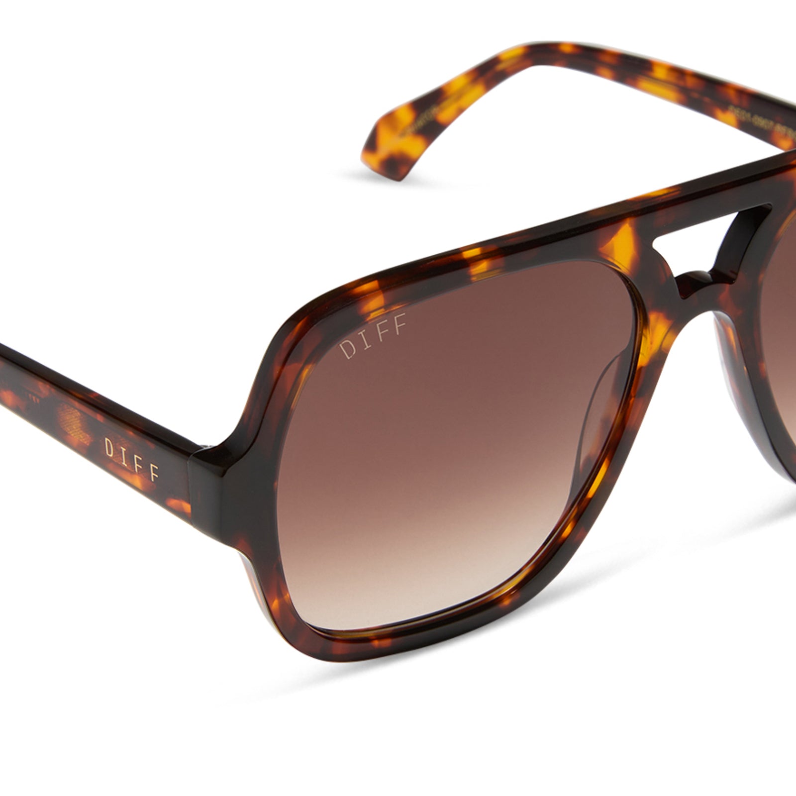 LAYTON - RICH TORTOISE + BROWN GRADIENT SUNGLASSES - Image 4