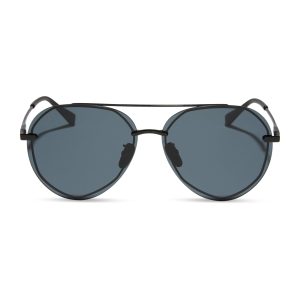 LENOX - BLACK + GREY SUNGLASSES