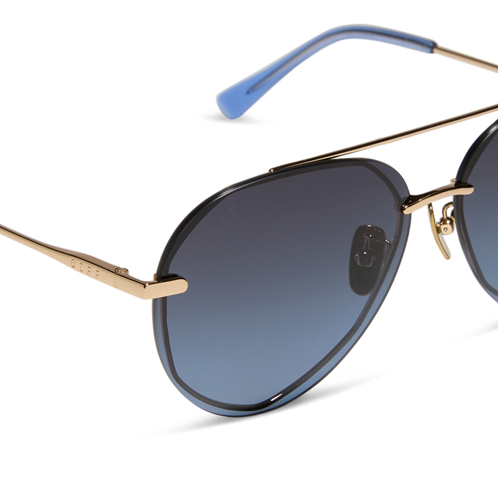 LENOX - GOLD + BLUE GRADIENT + POLARIZED SUNGLASSES - Image 4