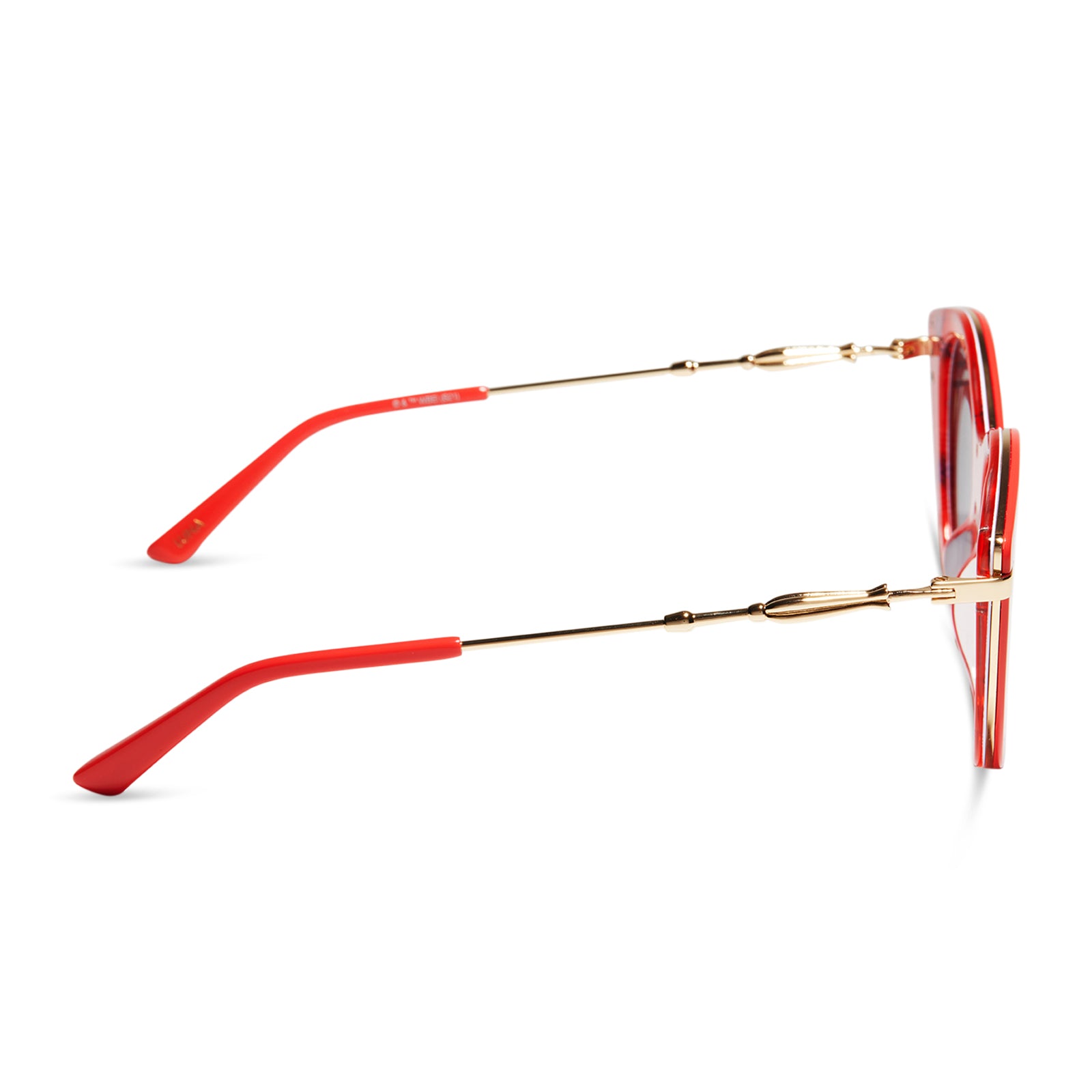 LUNA LOVEGOOD™ - LUNA PINK + PURPLE MIRROR SUNGLASSES - Image 3