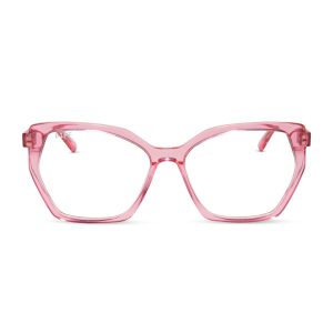 MAISIE - CANDY PINK CRYSTAL + GLASSES