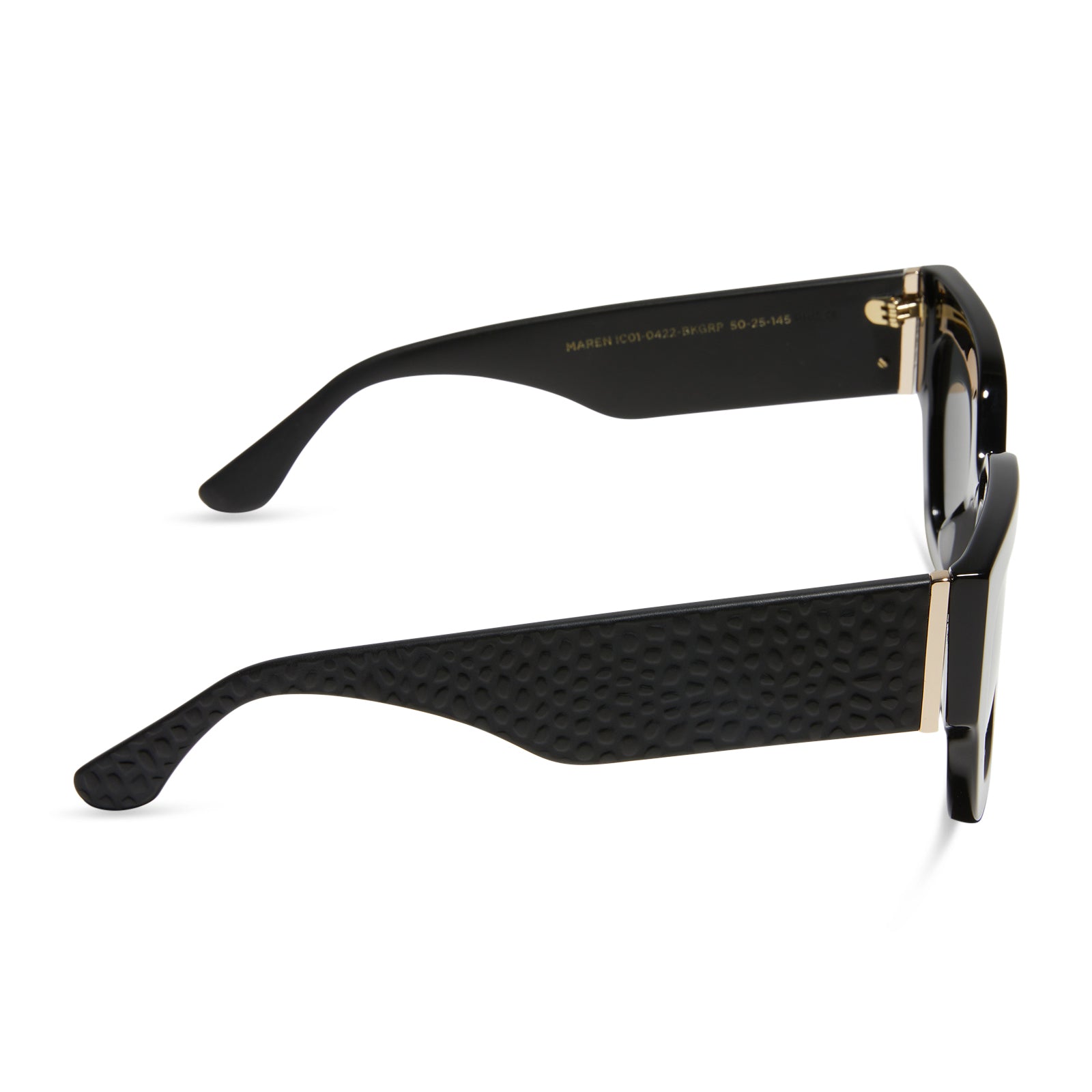 MAREN - BLACK + GREY + POLARIZED SUNGLASSES - Image 3