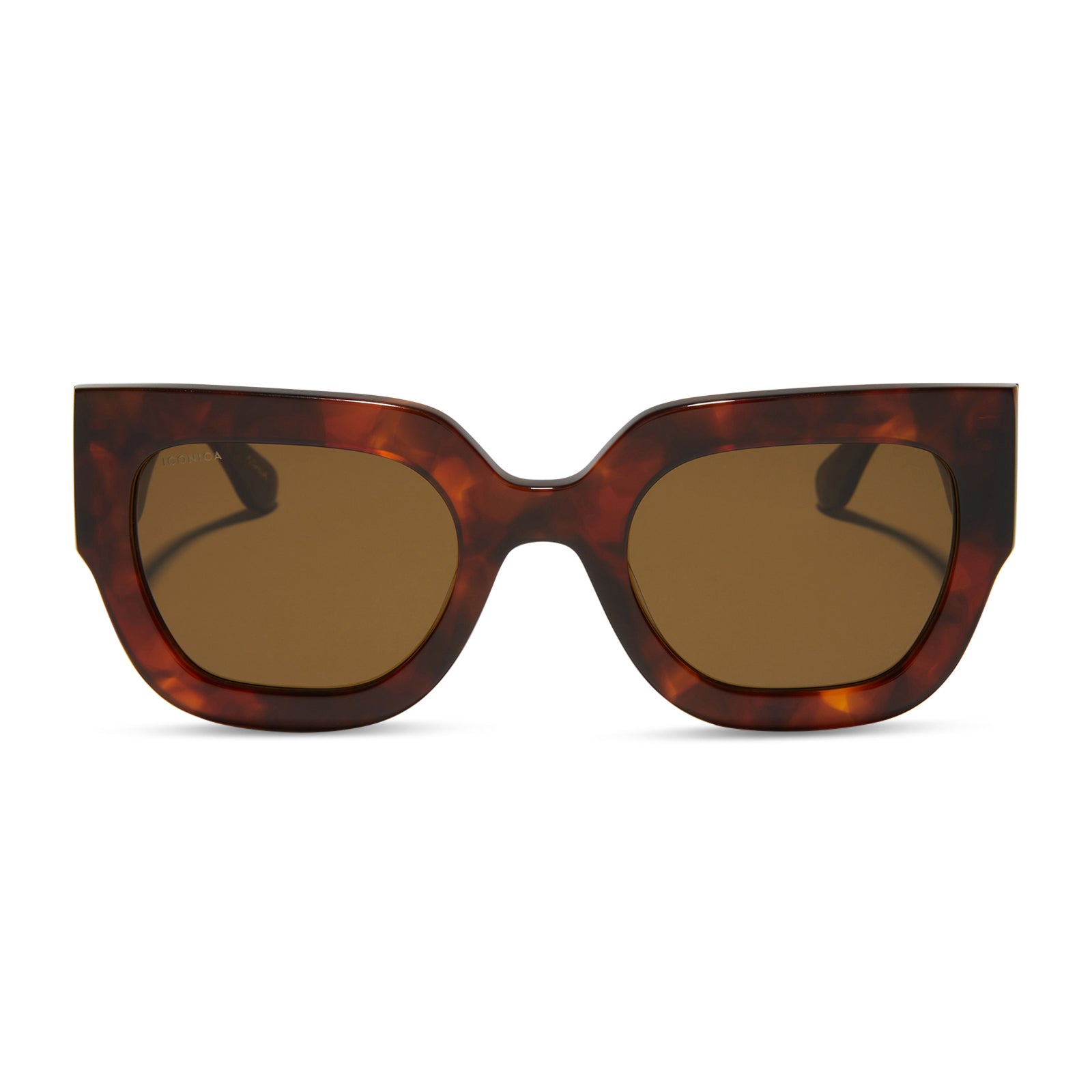 MAREN - SALTED CARAMEL TORTOISE + BROWN + POLARIZED SUNGLASSES - Image 2