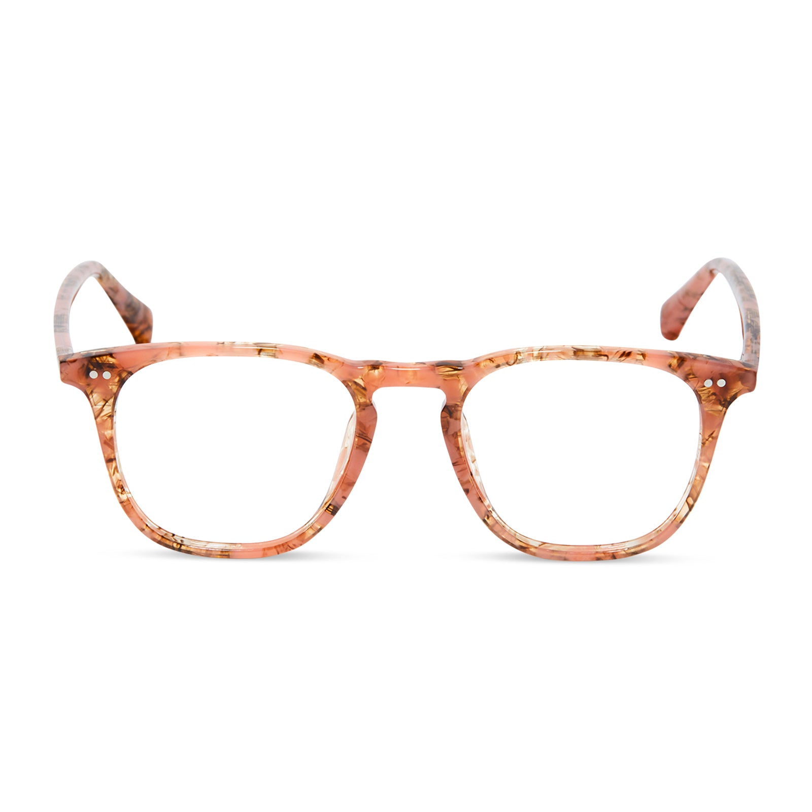 MAXWELL - BEIGE CORAL TORTOISE + GLASSES