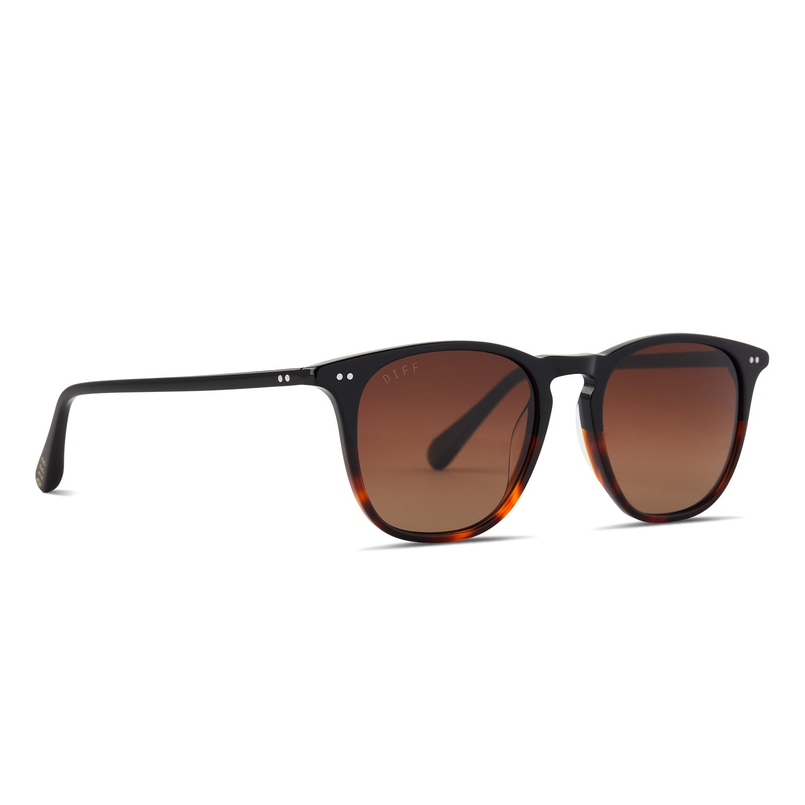MAXWELL XL - BLACK TORTOISE + BROWN GRADIENT + POLARIZED SUNGLASSES - Image 2