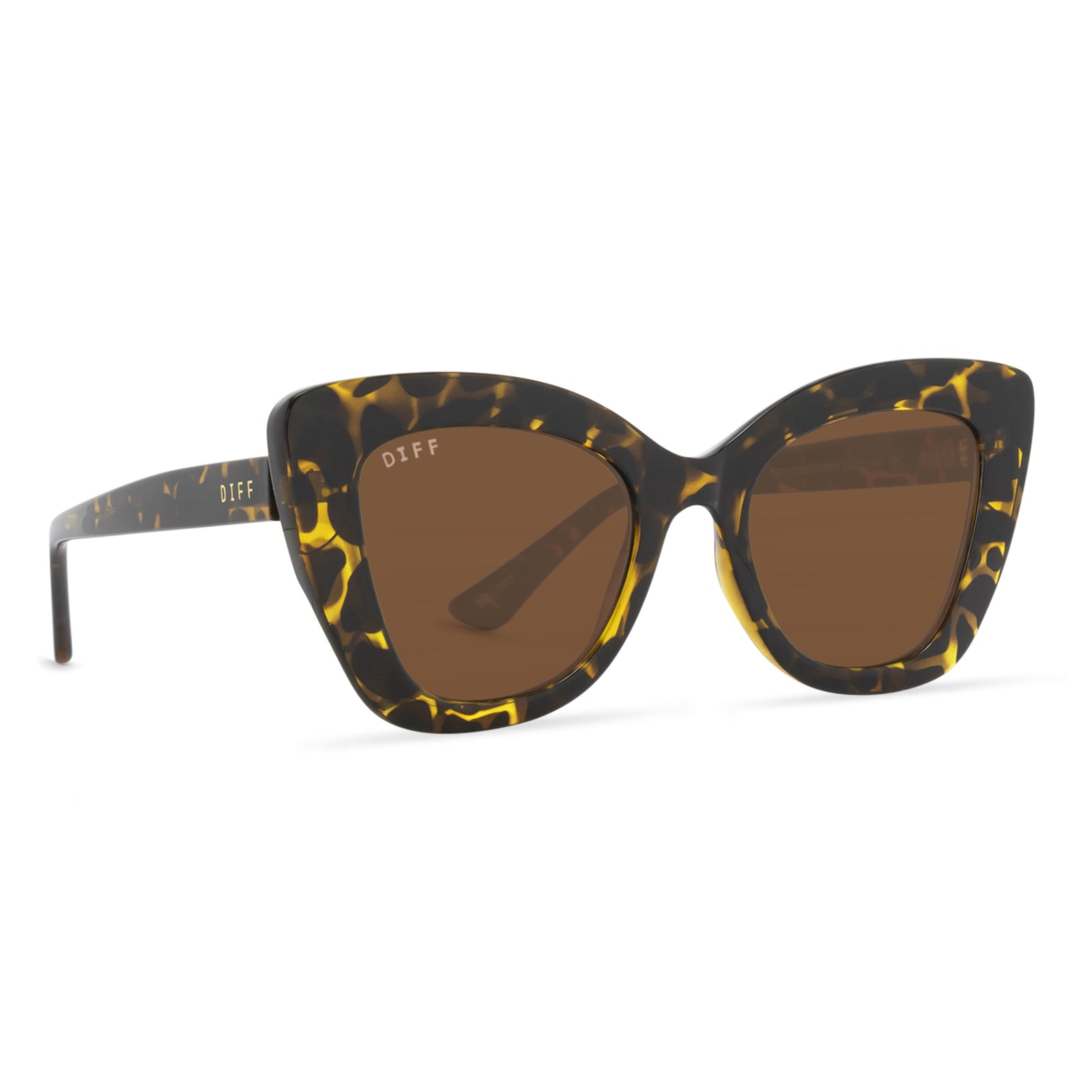 MELODY - DARK TORTOISE + BROWN SUNGLASSES - Image 2