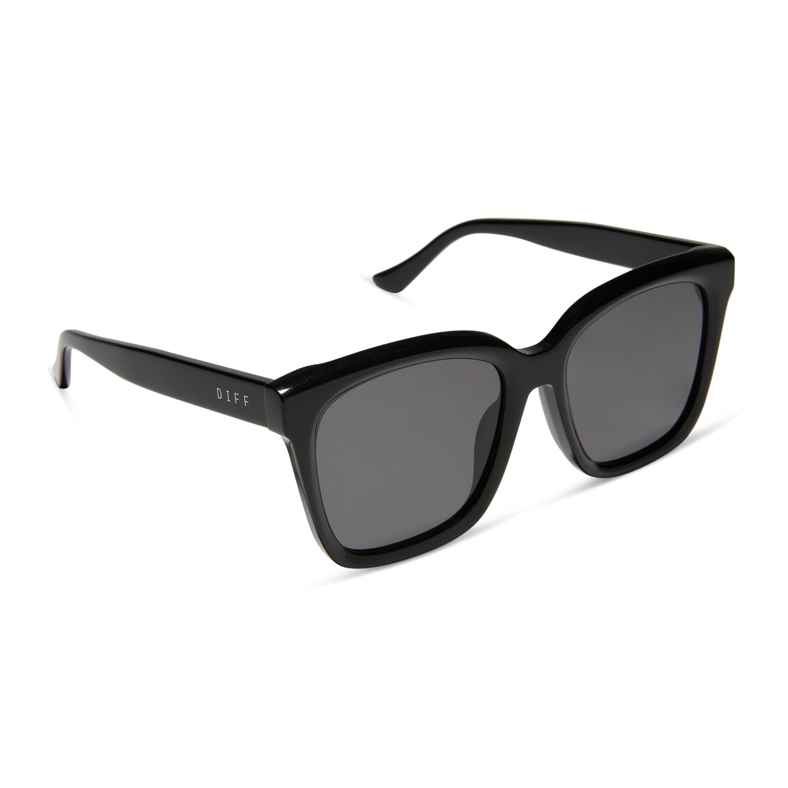 MEREDITH - BLACK + GREY SUNGLASSES - Image 2
