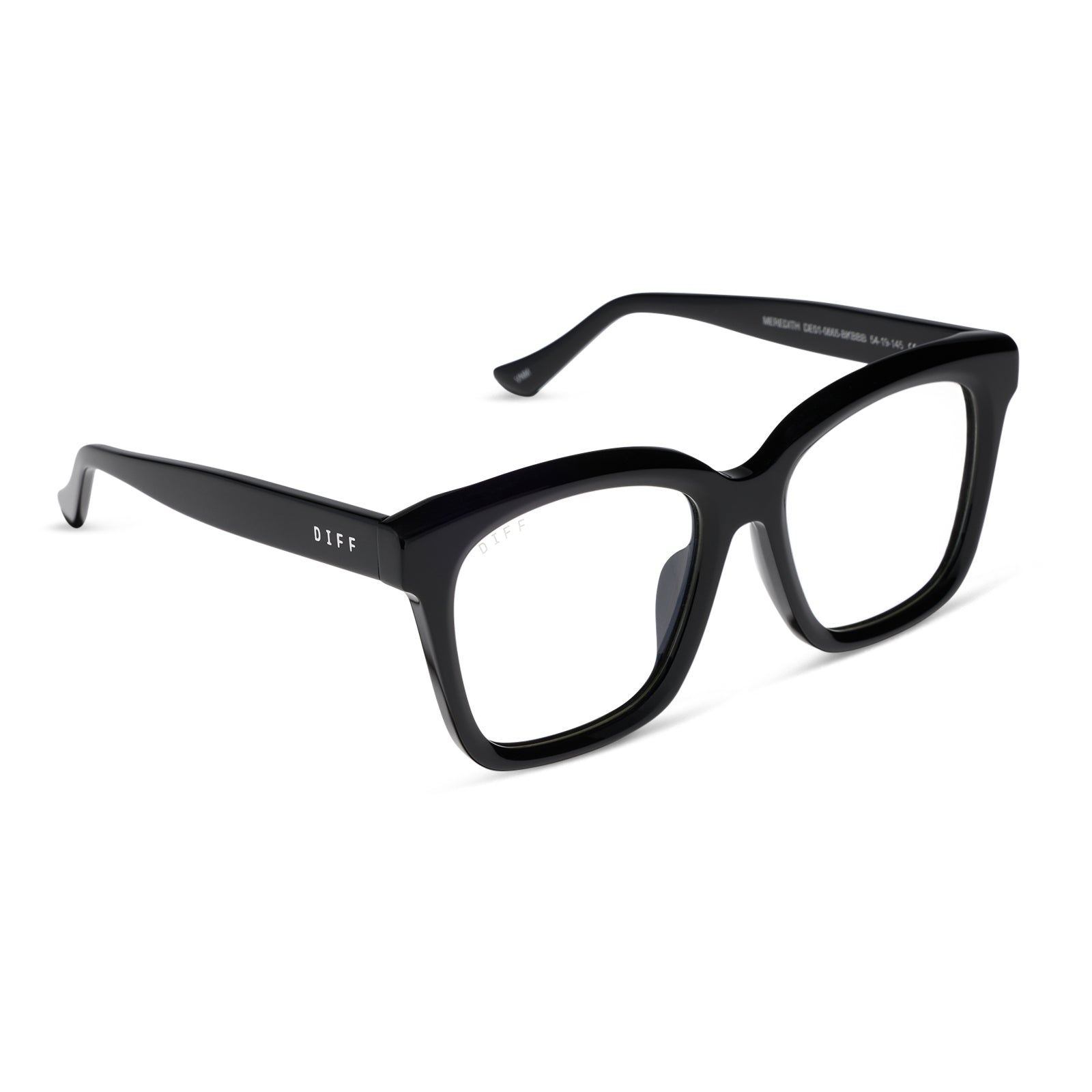 MEREDITH - BLACK + BLUE LIGHT GLASSES - Image 2