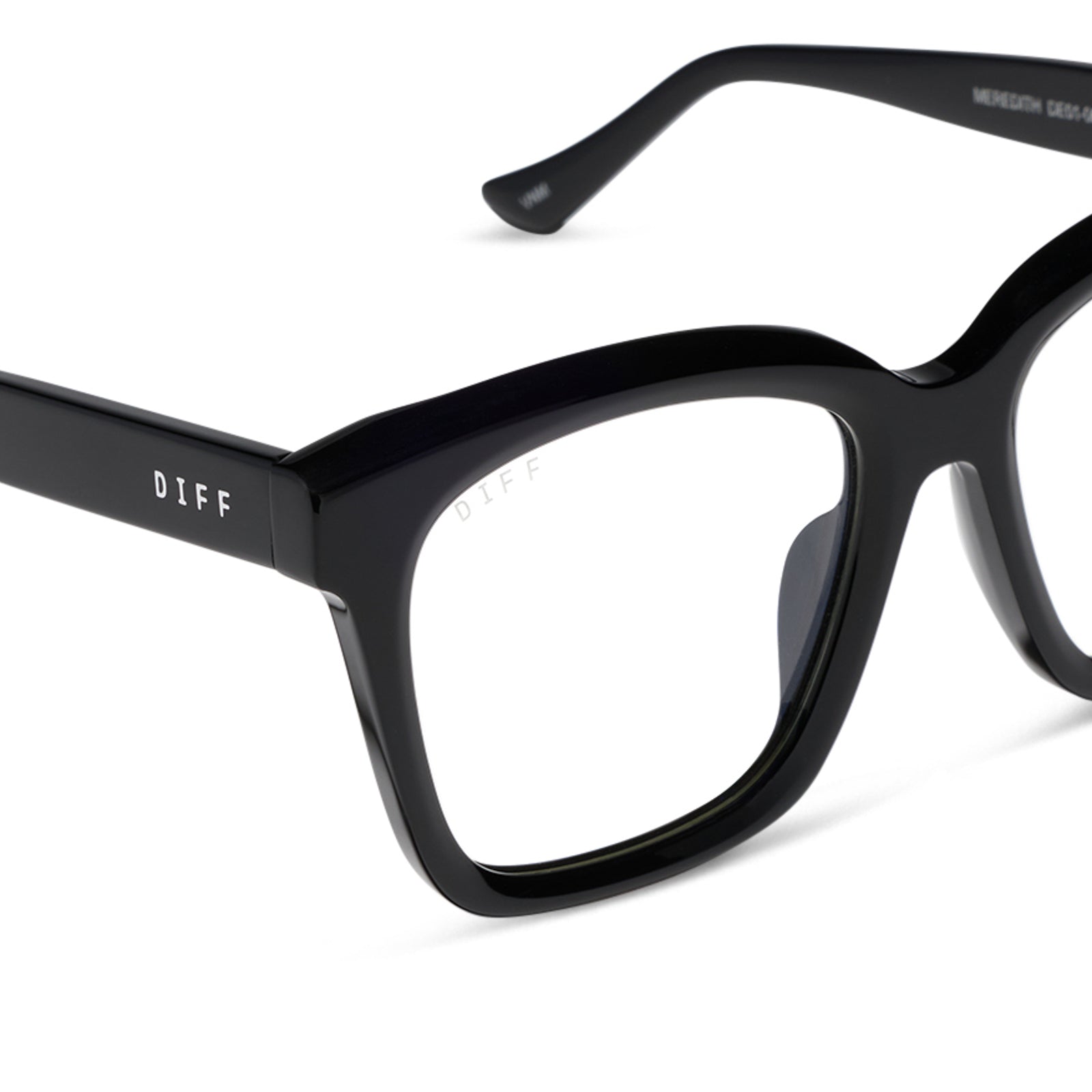 MEREDITH - BLACK + BLUE LIGHT GLASSES - Image 4