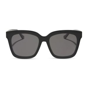 MEREDITH II - BLACK + GREY SUNGLASSES