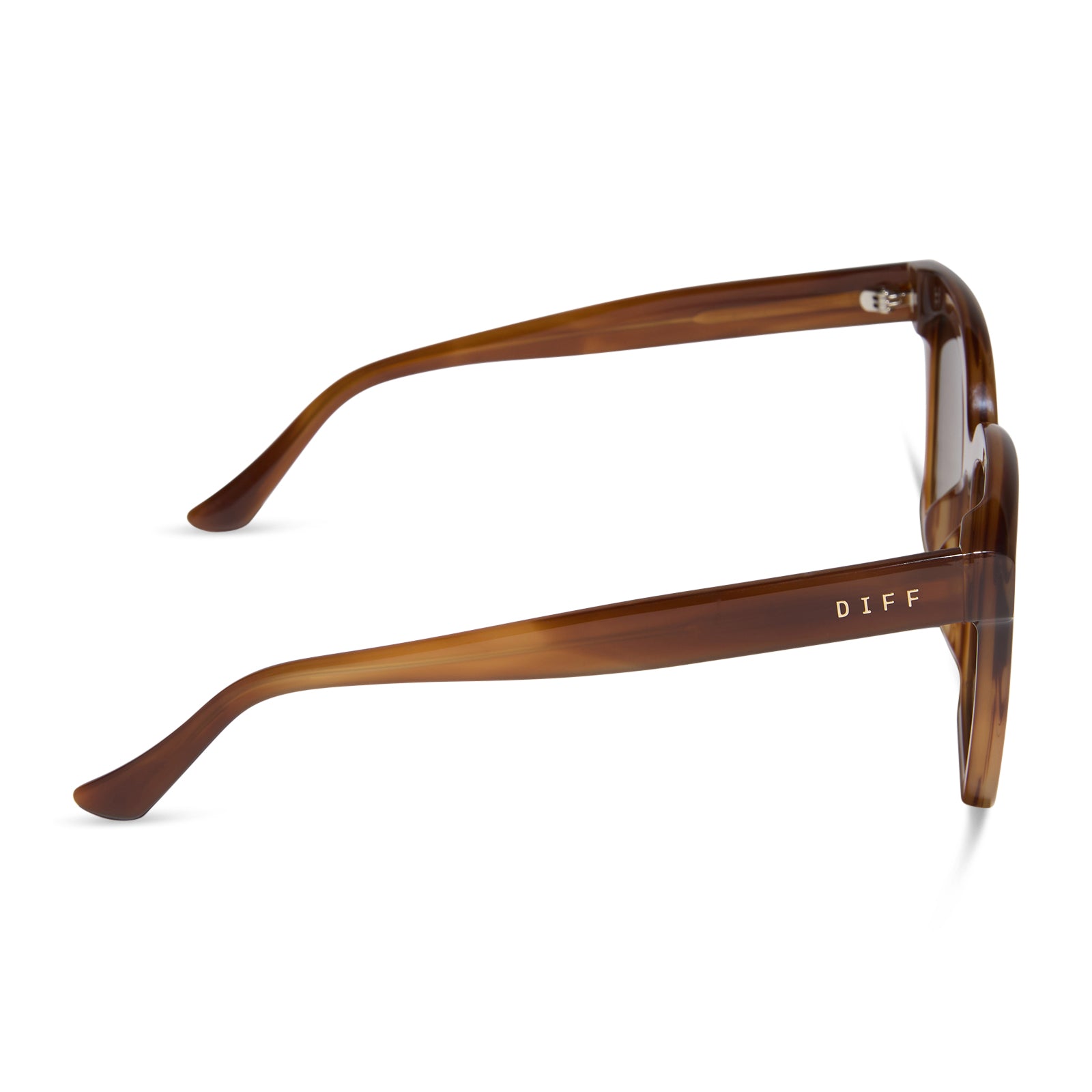 MEREDITH - TAWNY TORTOISE + BROWN GRADIENT + POLARIZED SUNGLASSES - Image 3