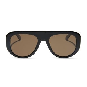 MORGAN - BLACK + BROWN + POLARIZED SUNGLASSES