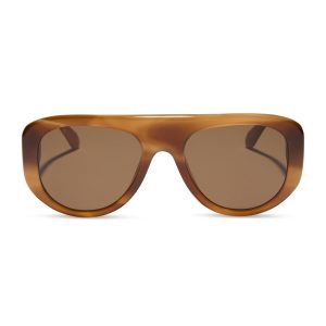 MORGAN - TAWNY TORTOISE + BROWN SUNGLASSES