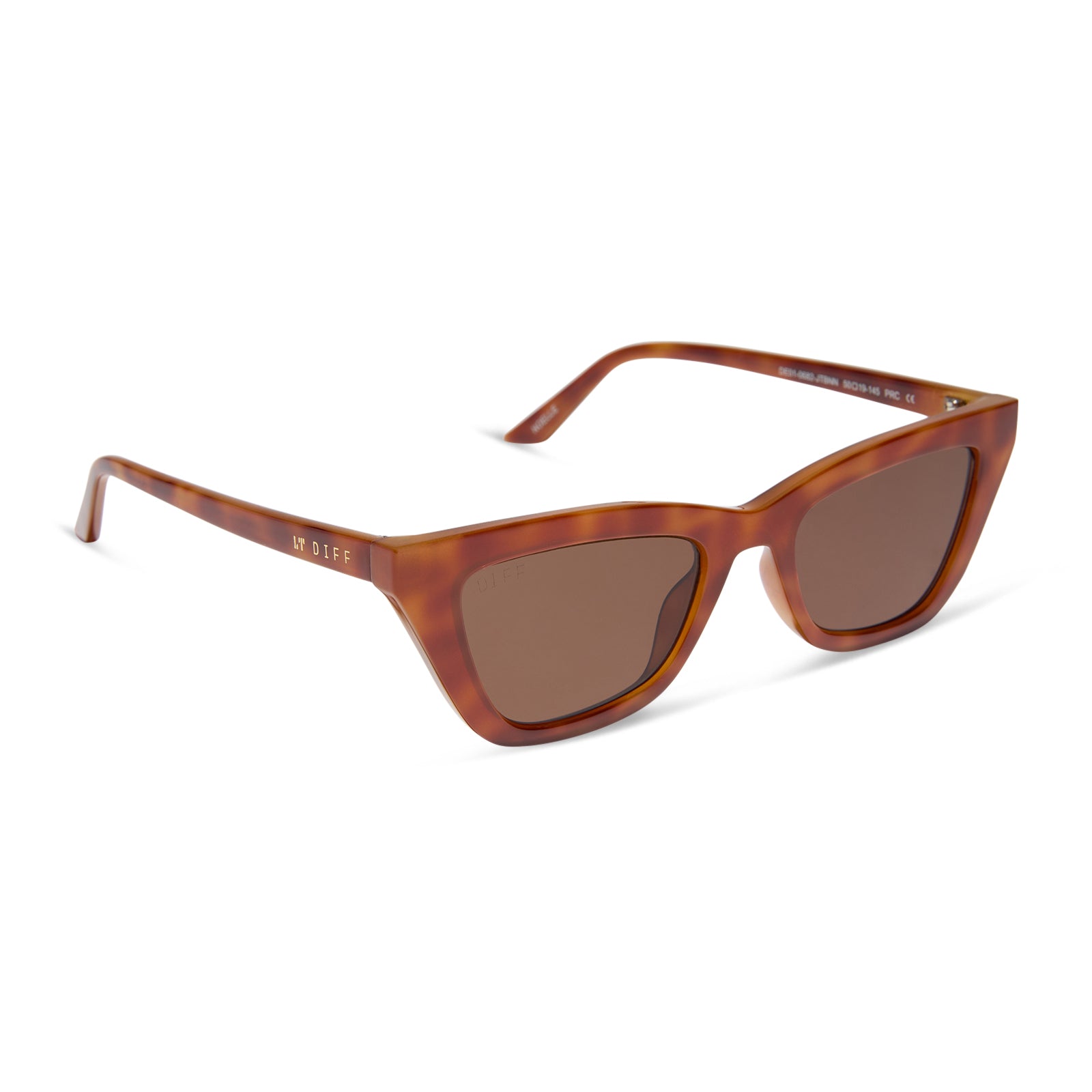 NOELLE - MAPLE TORTOISE + BROWN SUNGLASSES - Image 2