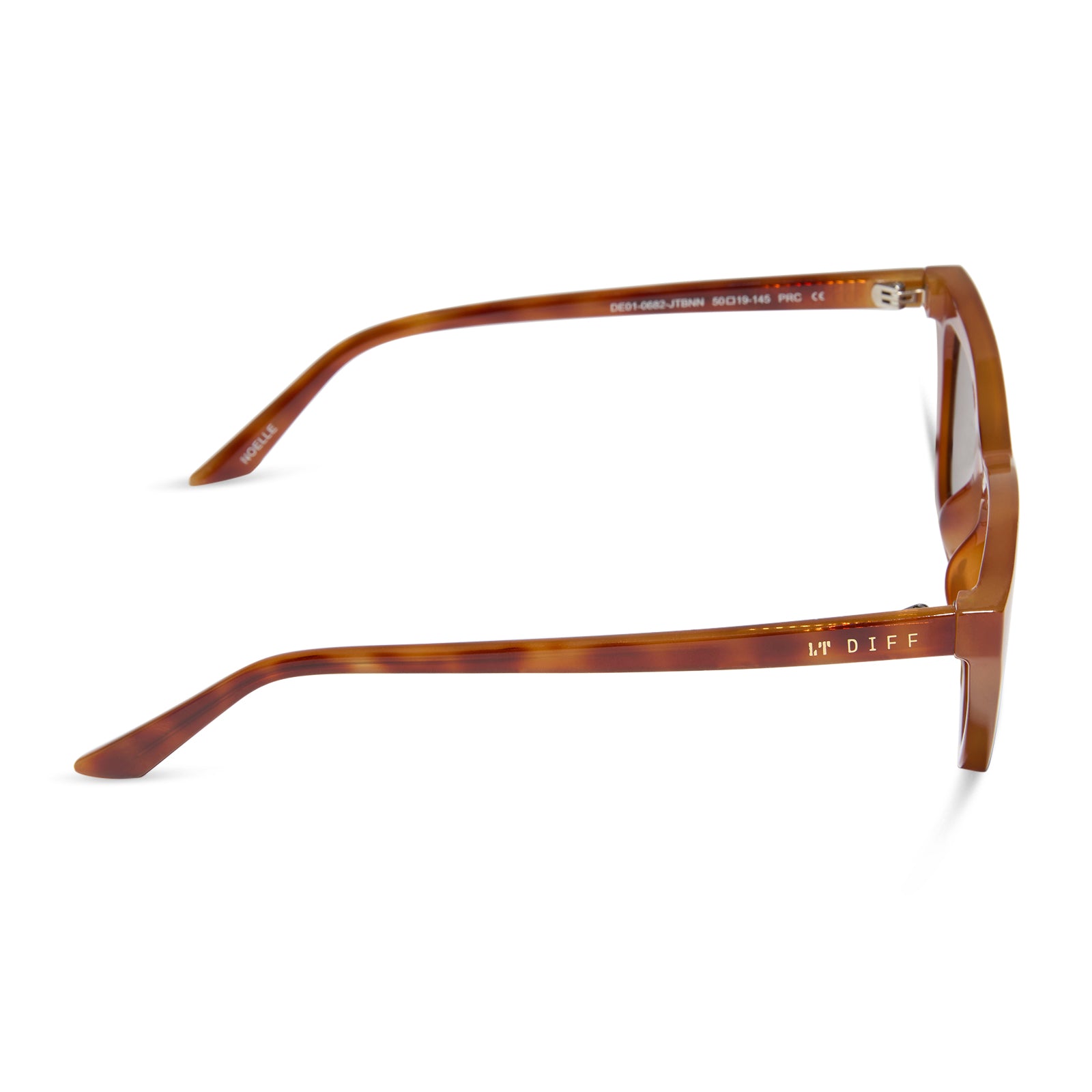 NOELLE - MAPLE TORTOISE + BROWN SUNGLASSES - Image 3