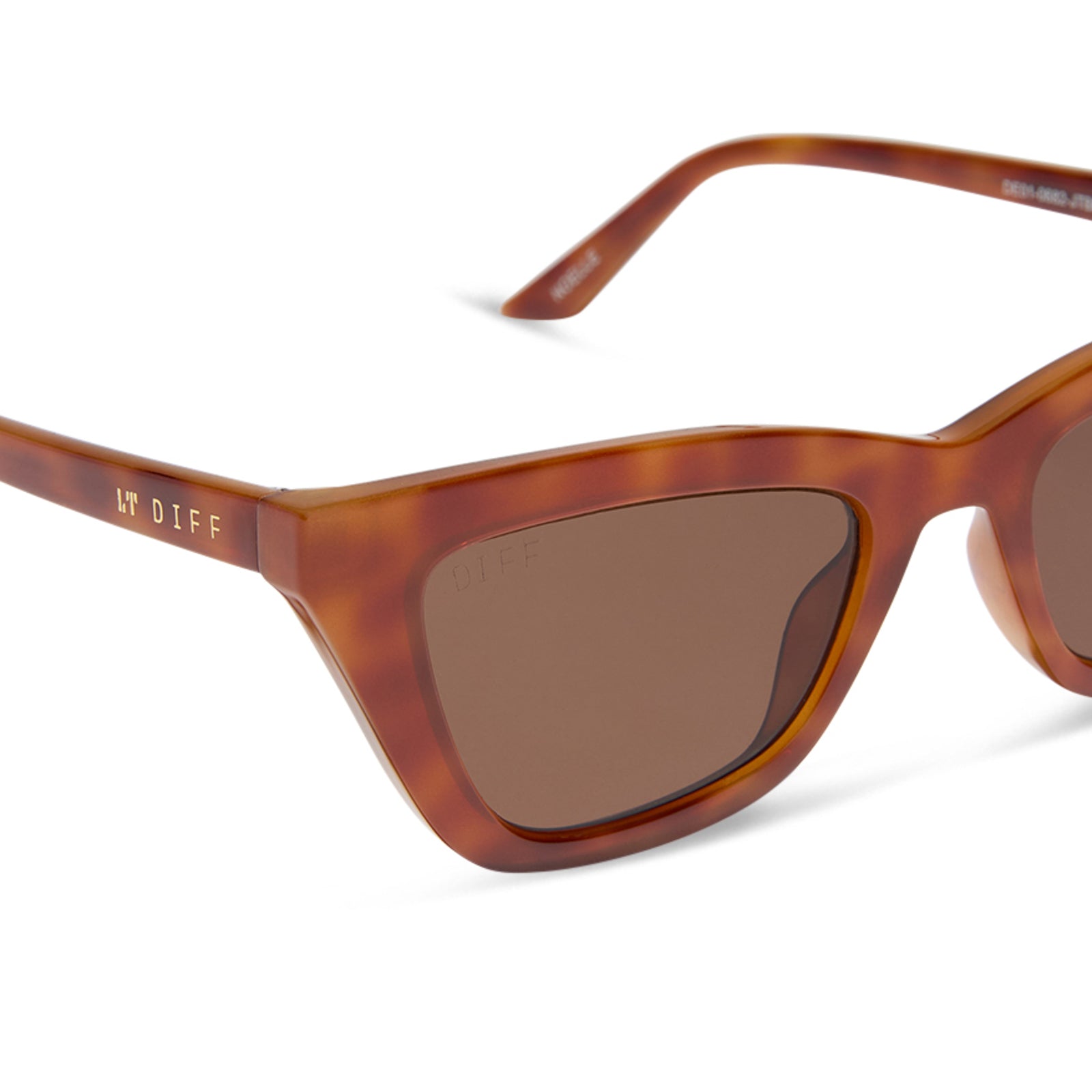 NOELLE - MAPLE TORTOISE + BROWN SUNGLASSES - Image 4