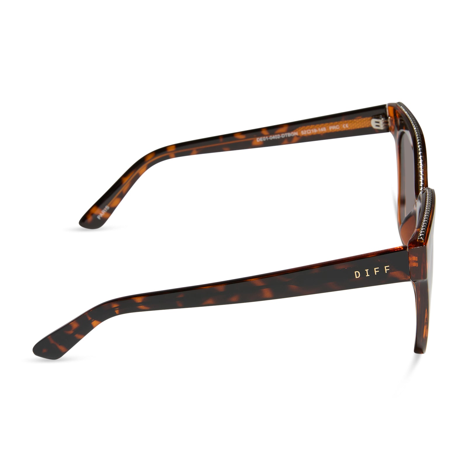 PARIS - DARK TORTOISE + BROWN GRADIENT SUNGLASSES - Image 3