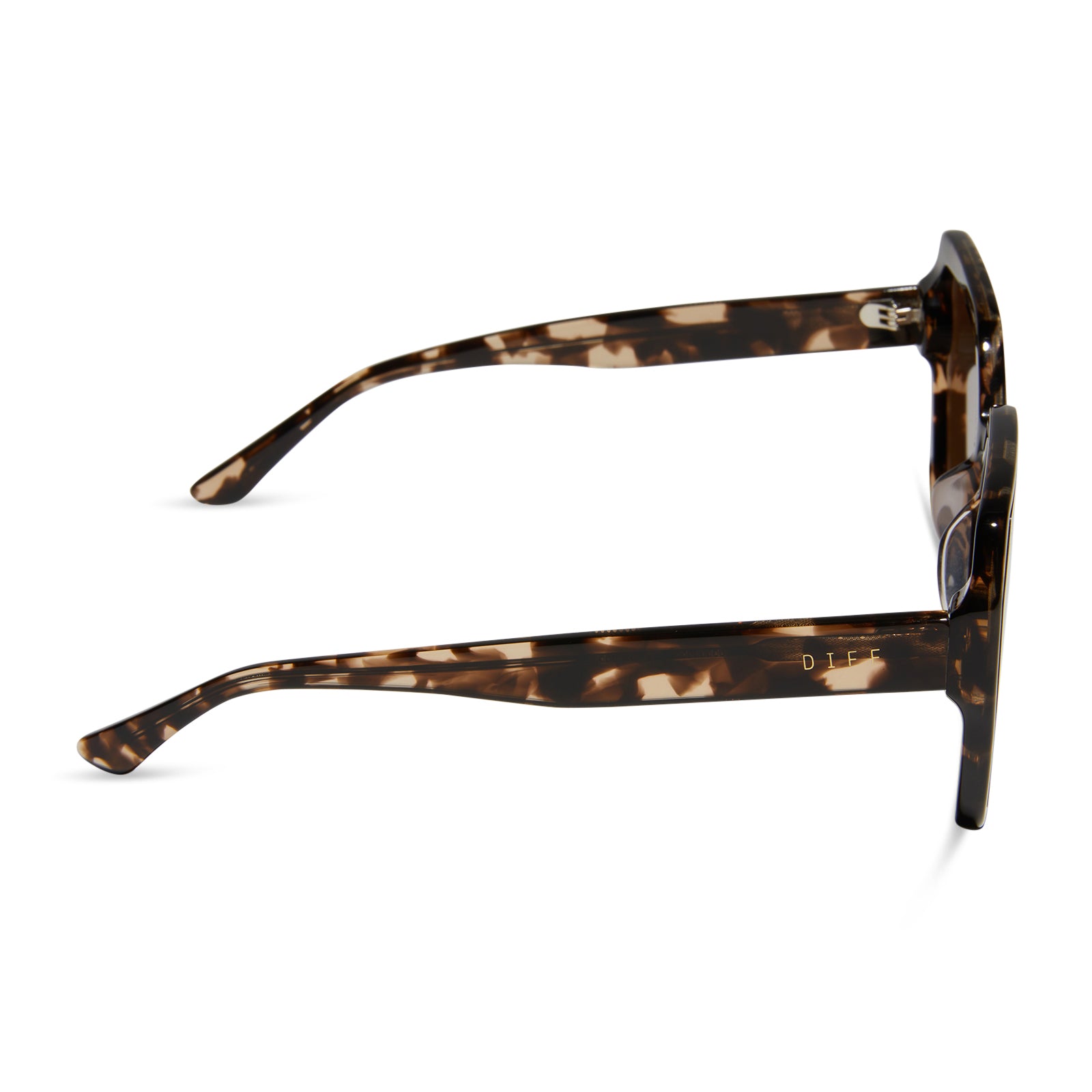 PRESLEY - ESPRESSO TORTOISE + BROWN SUNGLASSES - Image 3