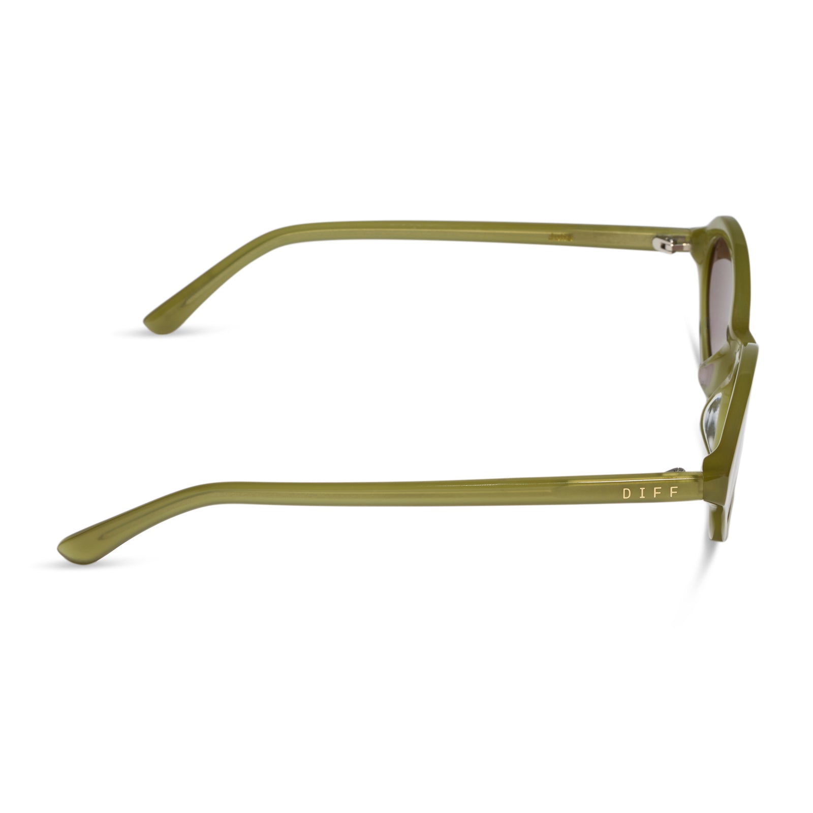 JULIA - OAKMOSS GREEN + BROWN SUNGLASSES - Image 3
