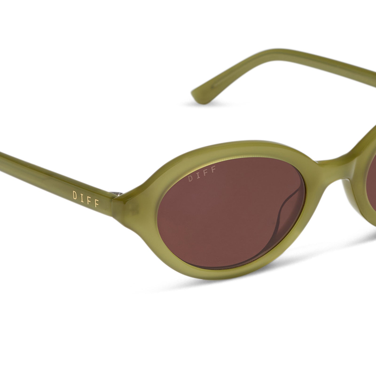 JULIA - OAKMOSS GREEN + BROWN SUNGLASSES - Image 4