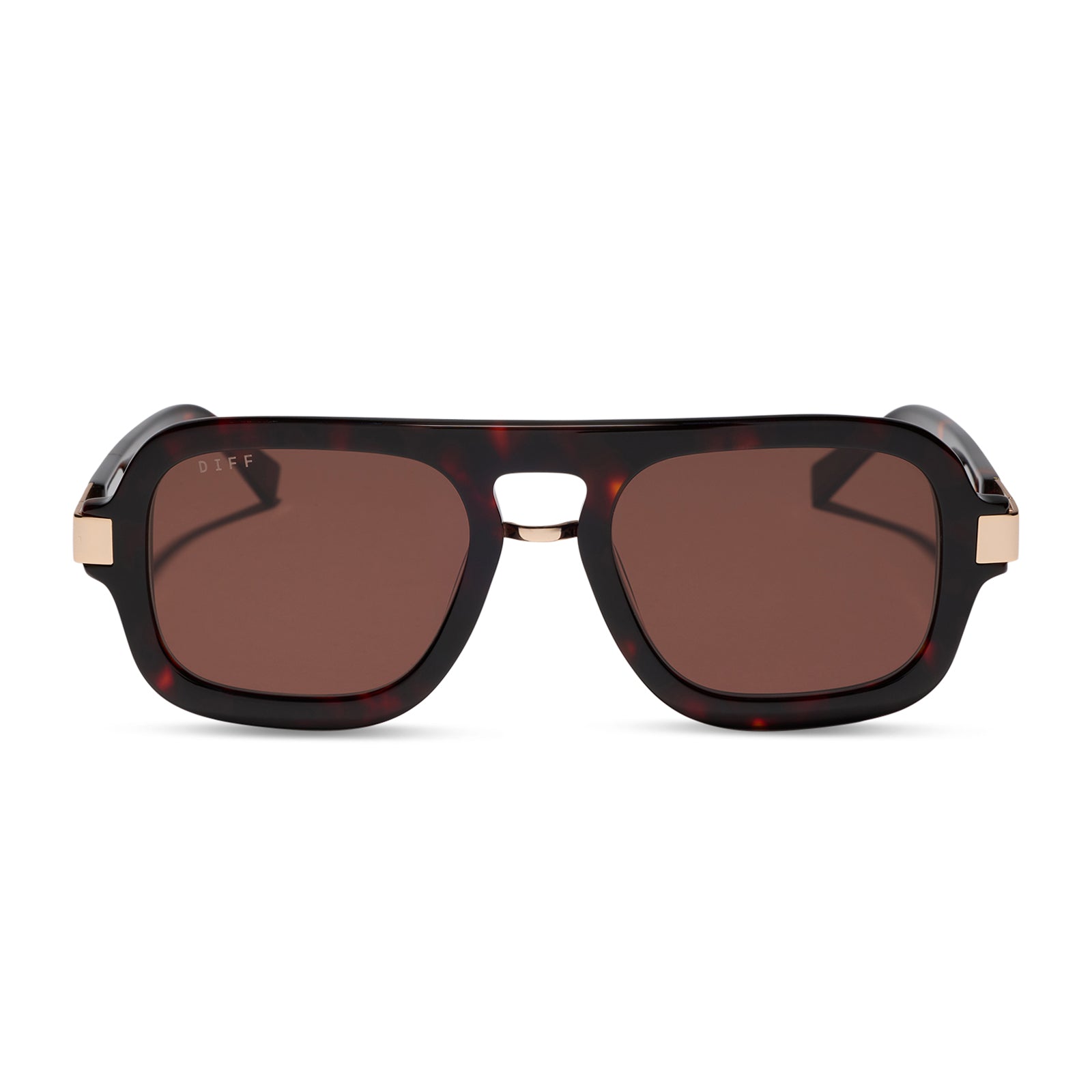 NAOMI - CEDAR TORTOISE + BROWN SUNGLASSES