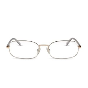 TRINITY - SILVER + GOLD + LIGHT GREY CRYSTAL TEMPLES + GLASSES