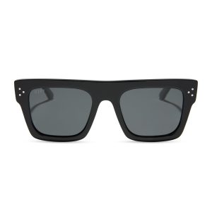 ROBERTS - BLACK + GREY + POLARIZED SUNGLASSES