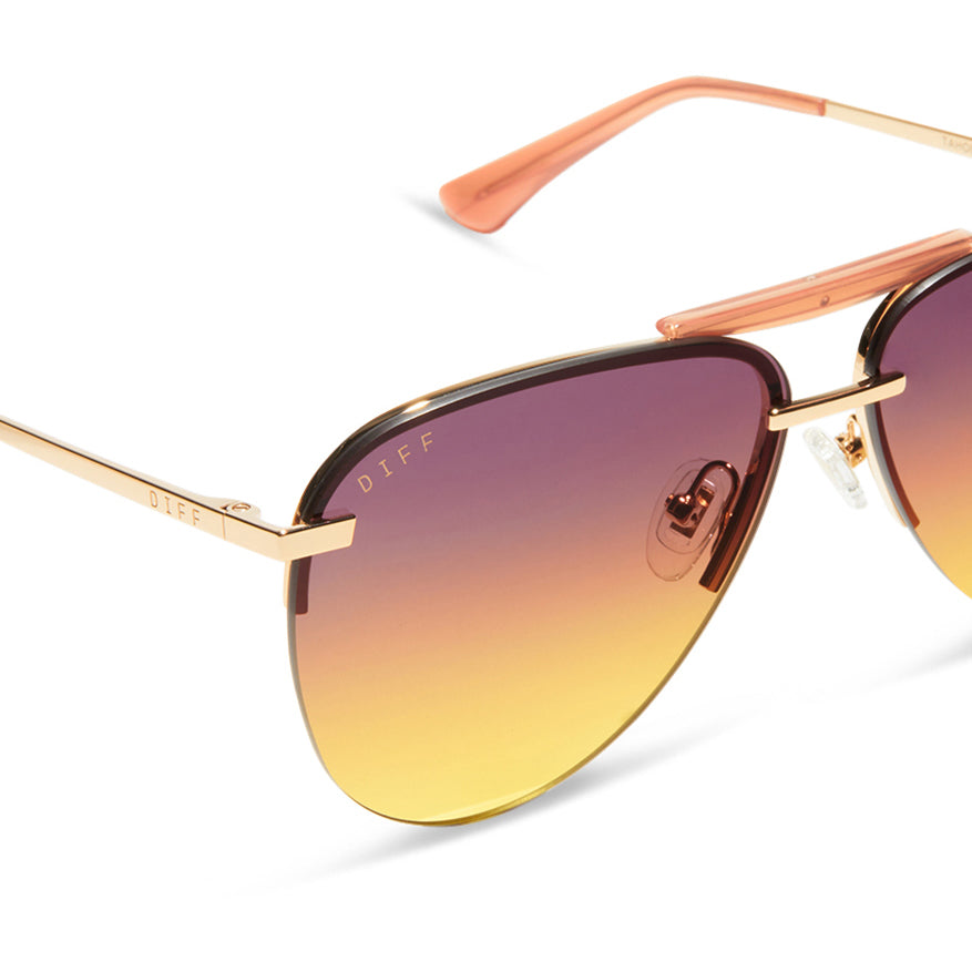 TAHOE - GOLD + INCA GRADIENT SUNGLASSES - Image 4