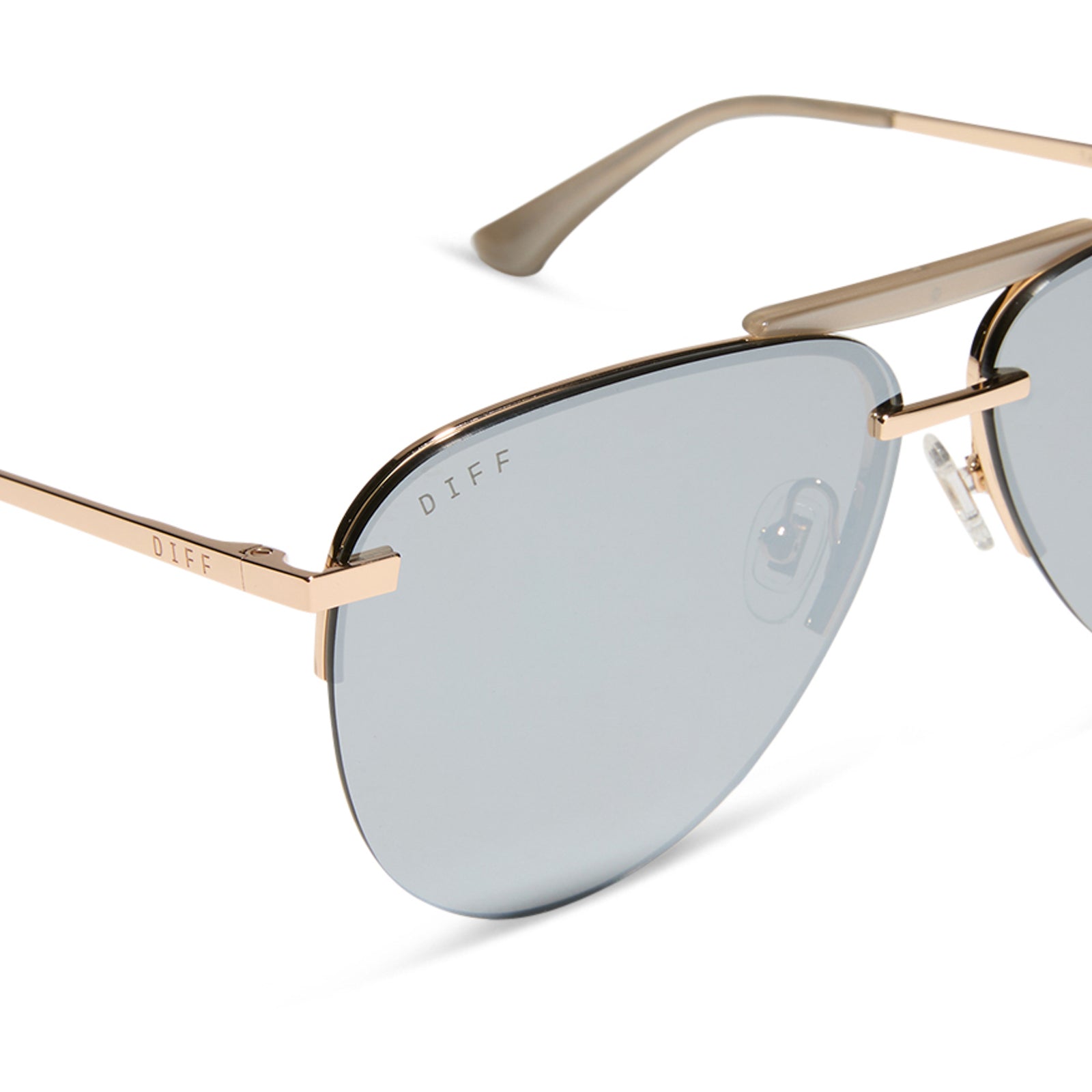 TAHOE - GOLD + SILVER CHROME MIRROR SUNGLASSES - Image 4