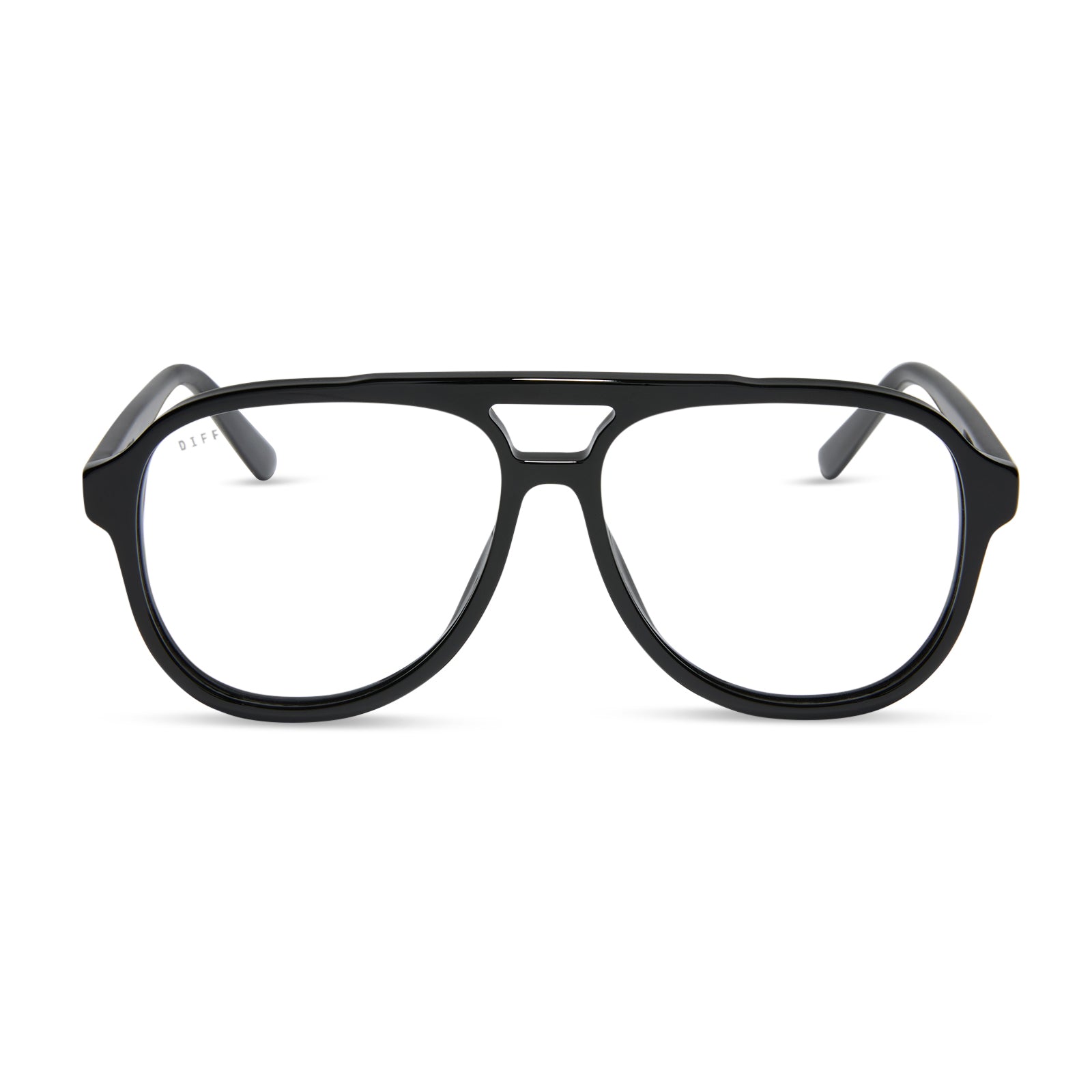 TATUM - BLACK + GLASSES