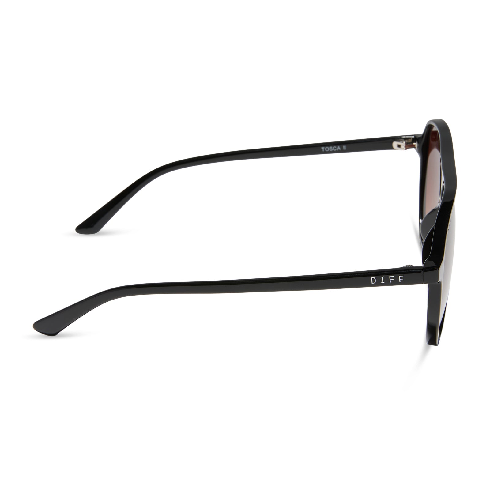 TOSCA II - BLACK + BROWN GRADIENT SUNGLASSES - Image 13