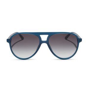 TOSCA II - CLUBHOUSE BLUE + GREY GRADIENT SUNGLASSES