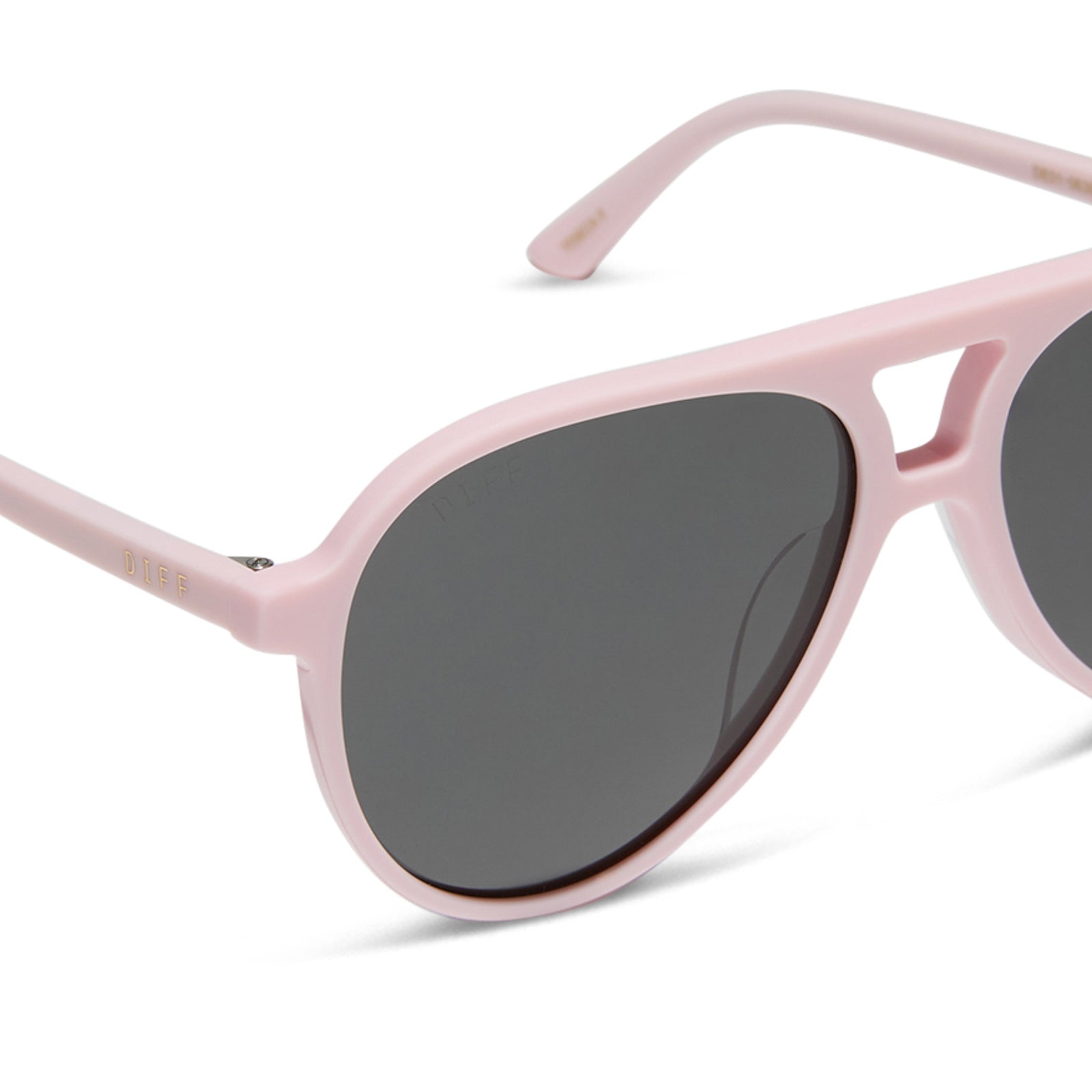 TOSCA II - POWDER PINK + GREY SUNGLASSES - Image 4