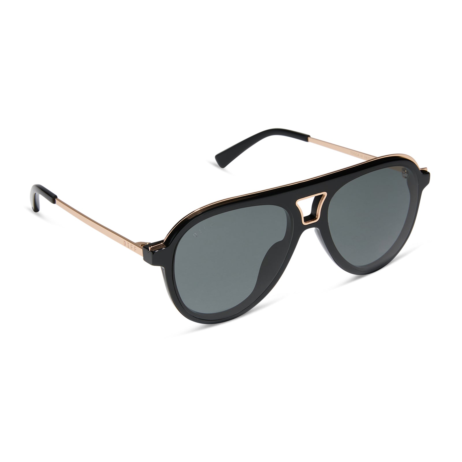 TOSCA III - BLACK + GREY + POLARIZED SUNGLASSES - Image 2
